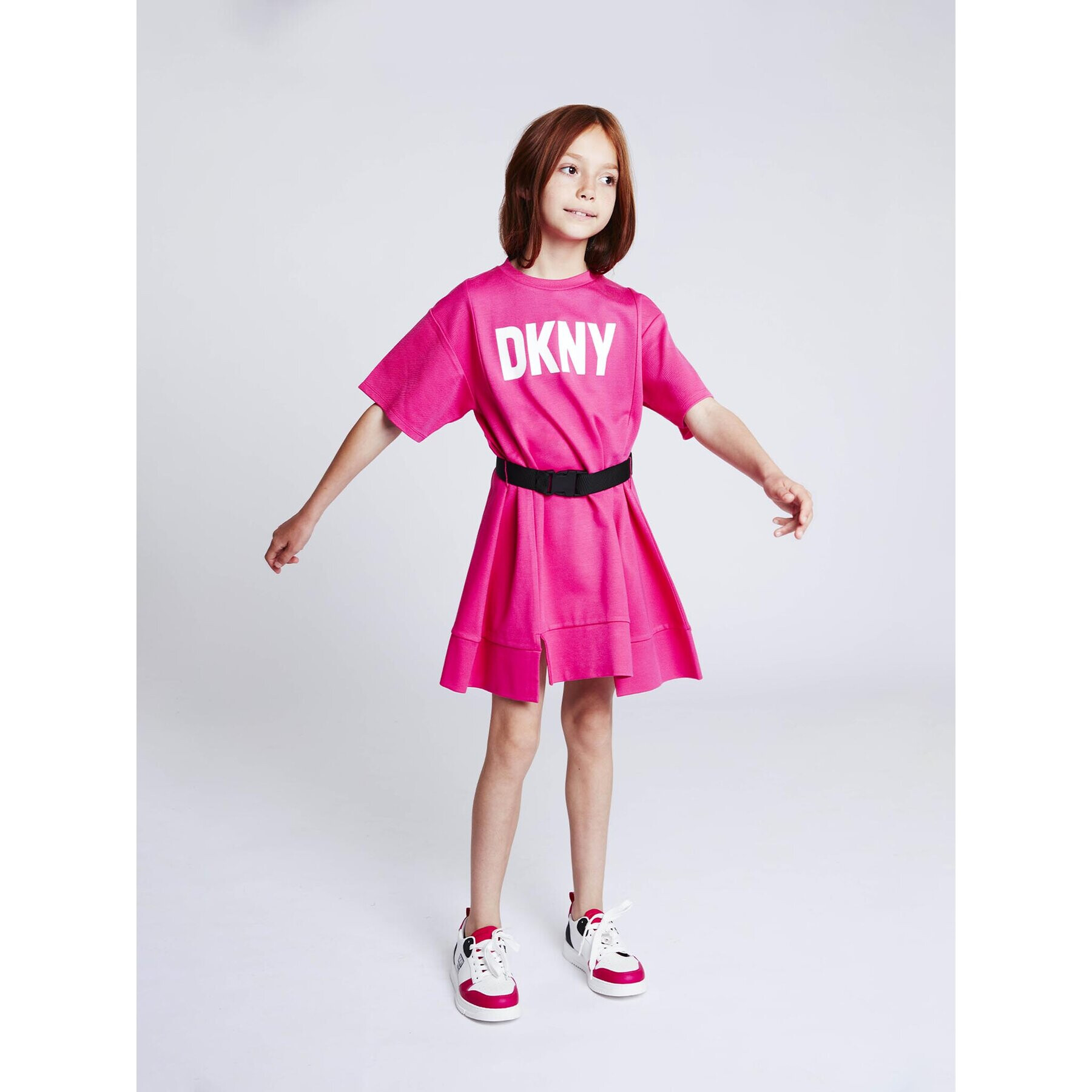 DKNY Každodenné šaty D32865 D Ružová Regular Fit - Pepit.sk