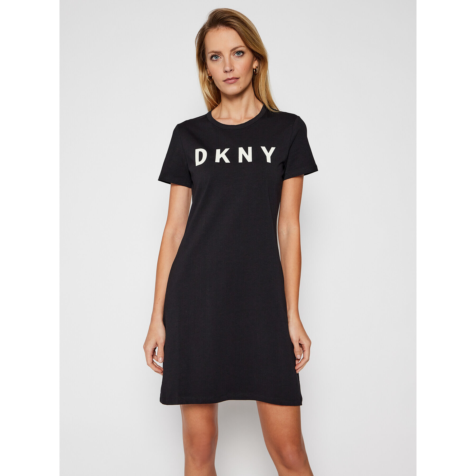 DKNY Každodenné šaty DD0AN421 Čierna Regular Fit - Pepit.sk