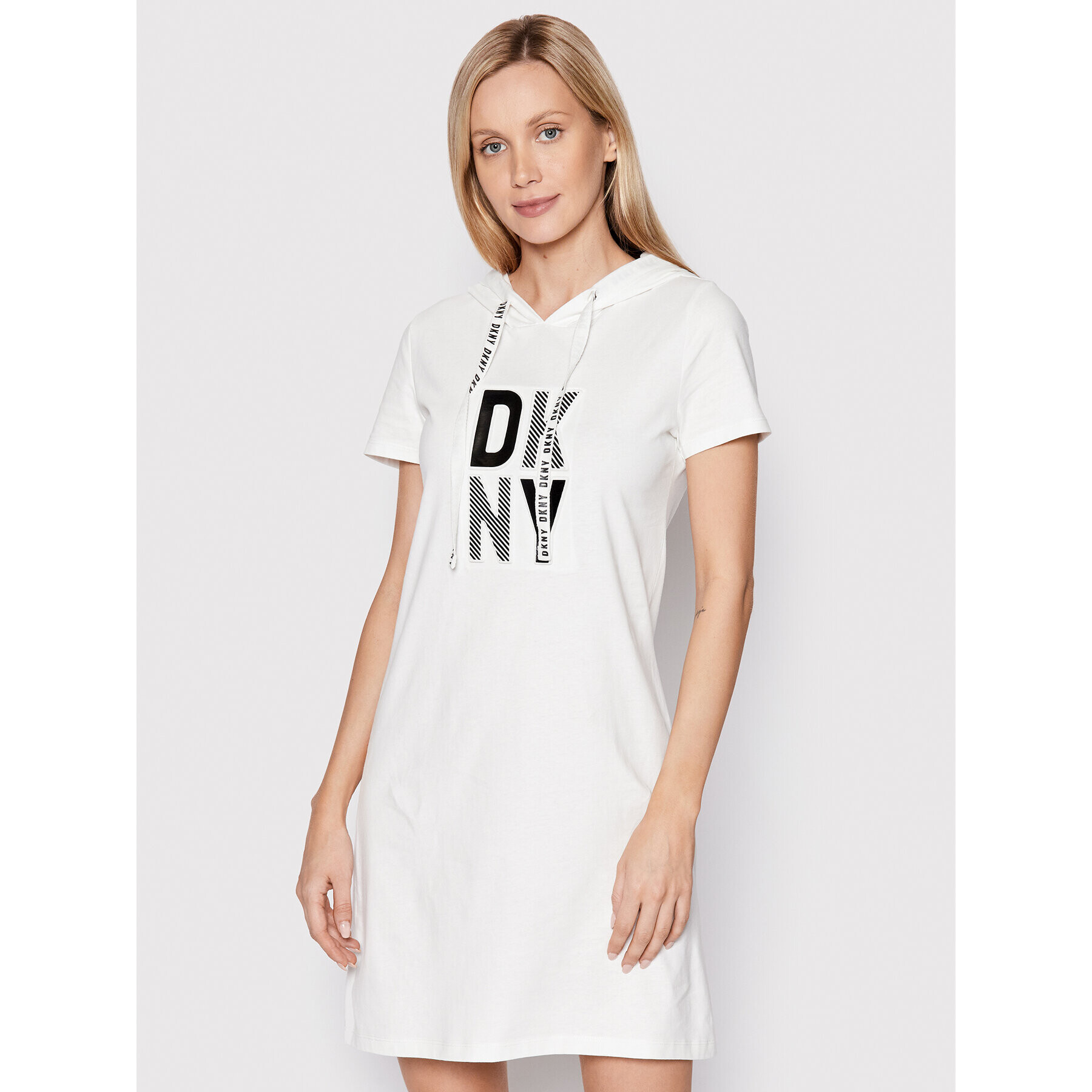 DKNY Každodenné šaty DD2A3218 Biela Regular Fit - Pepit.sk