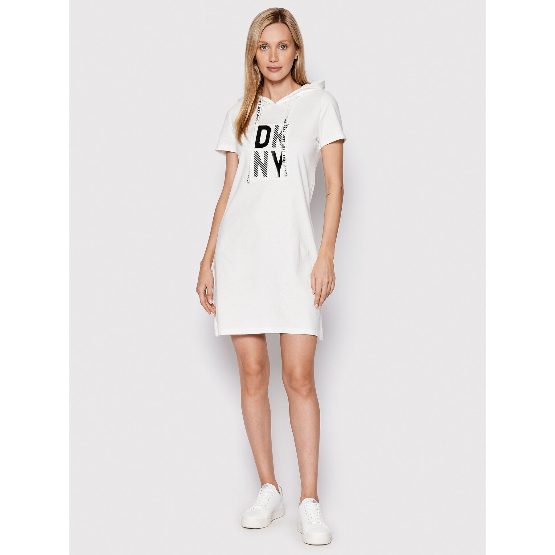 DKNY Každodenné šaty DD2A3218 Biela Regular Fit - Pepit.sk