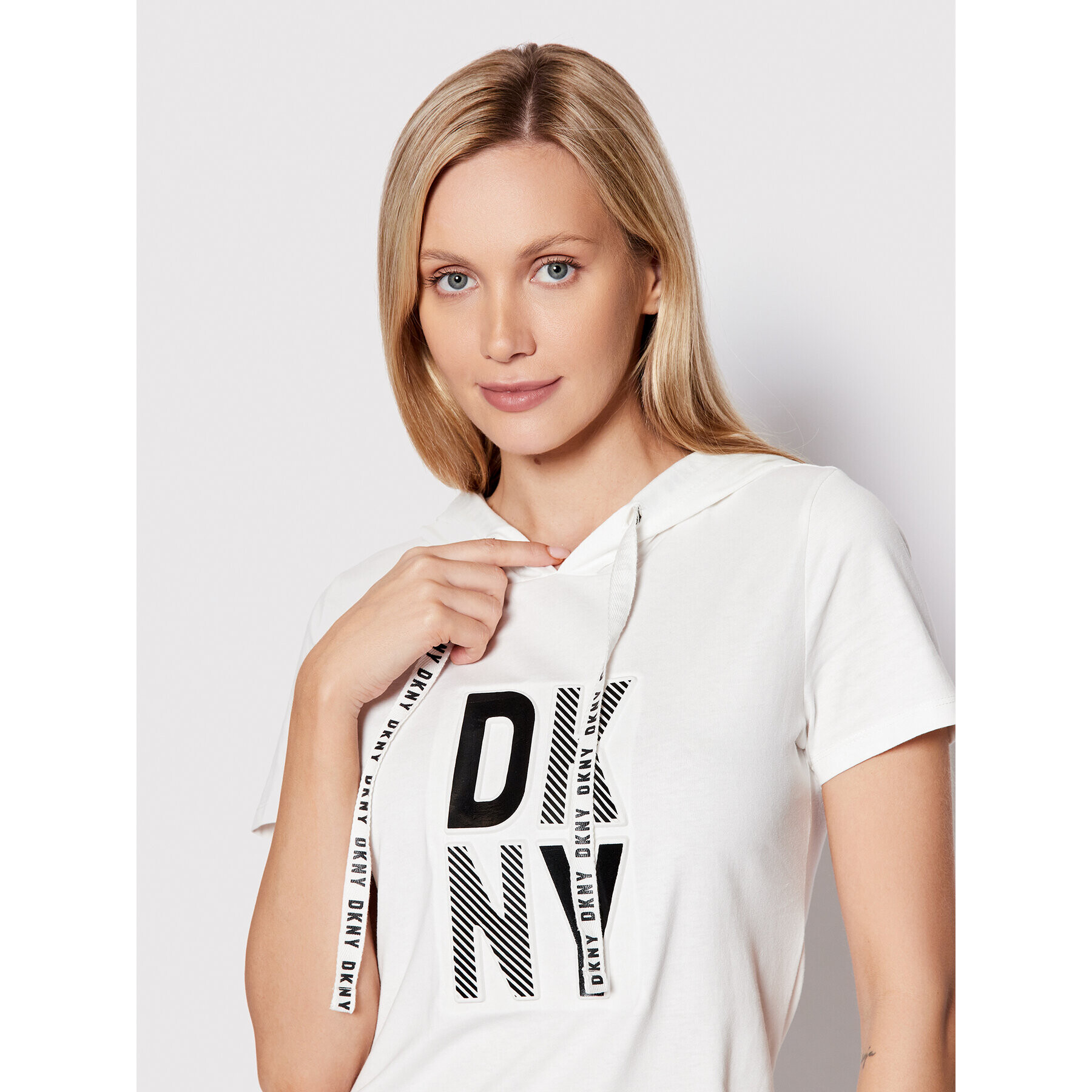 DKNY Každodenné šaty DD2A3218 Biela Regular Fit - Pepit.sk