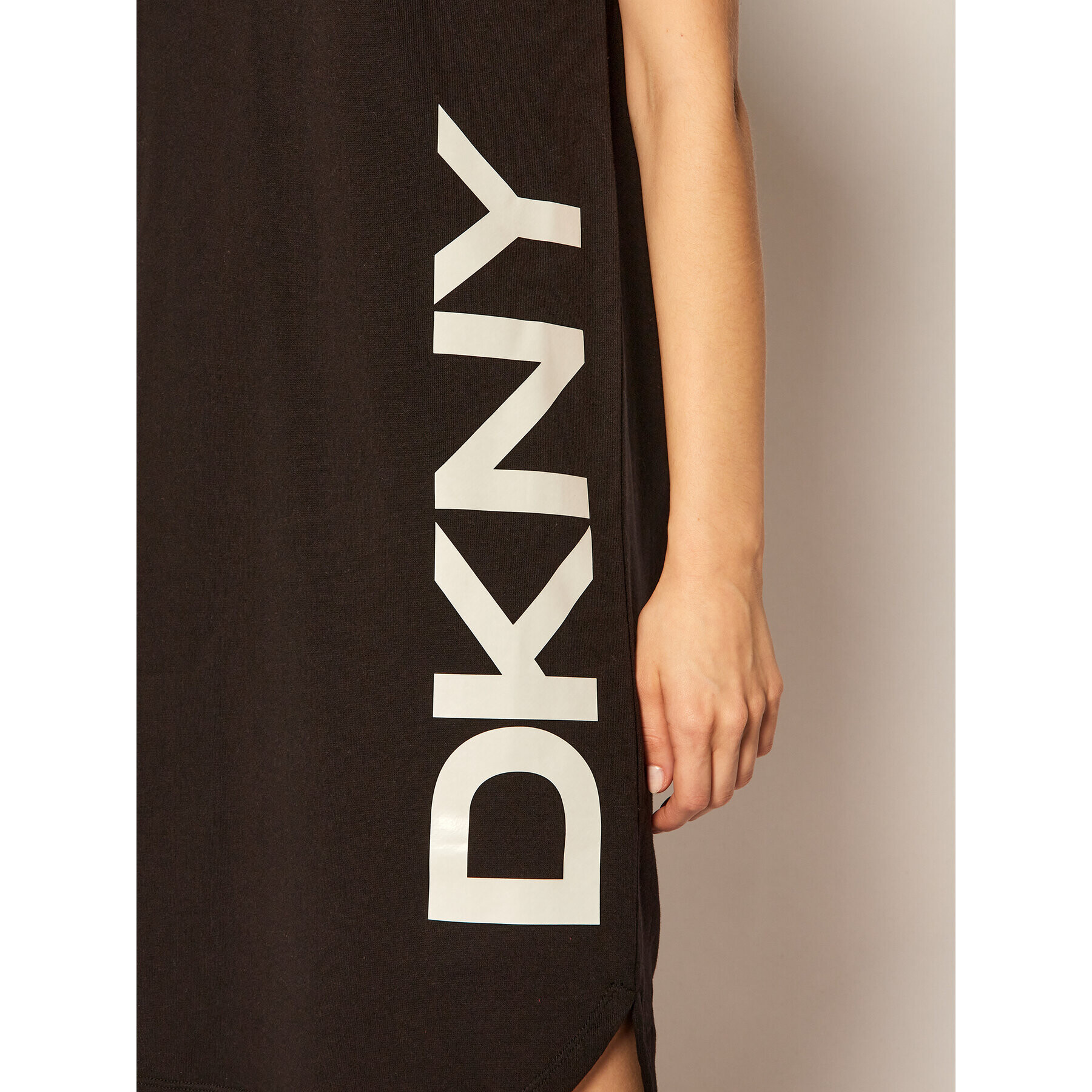 DKNY Každodenné šaty P0RD1B2J Čierna Regular Fit - Pepit.sk