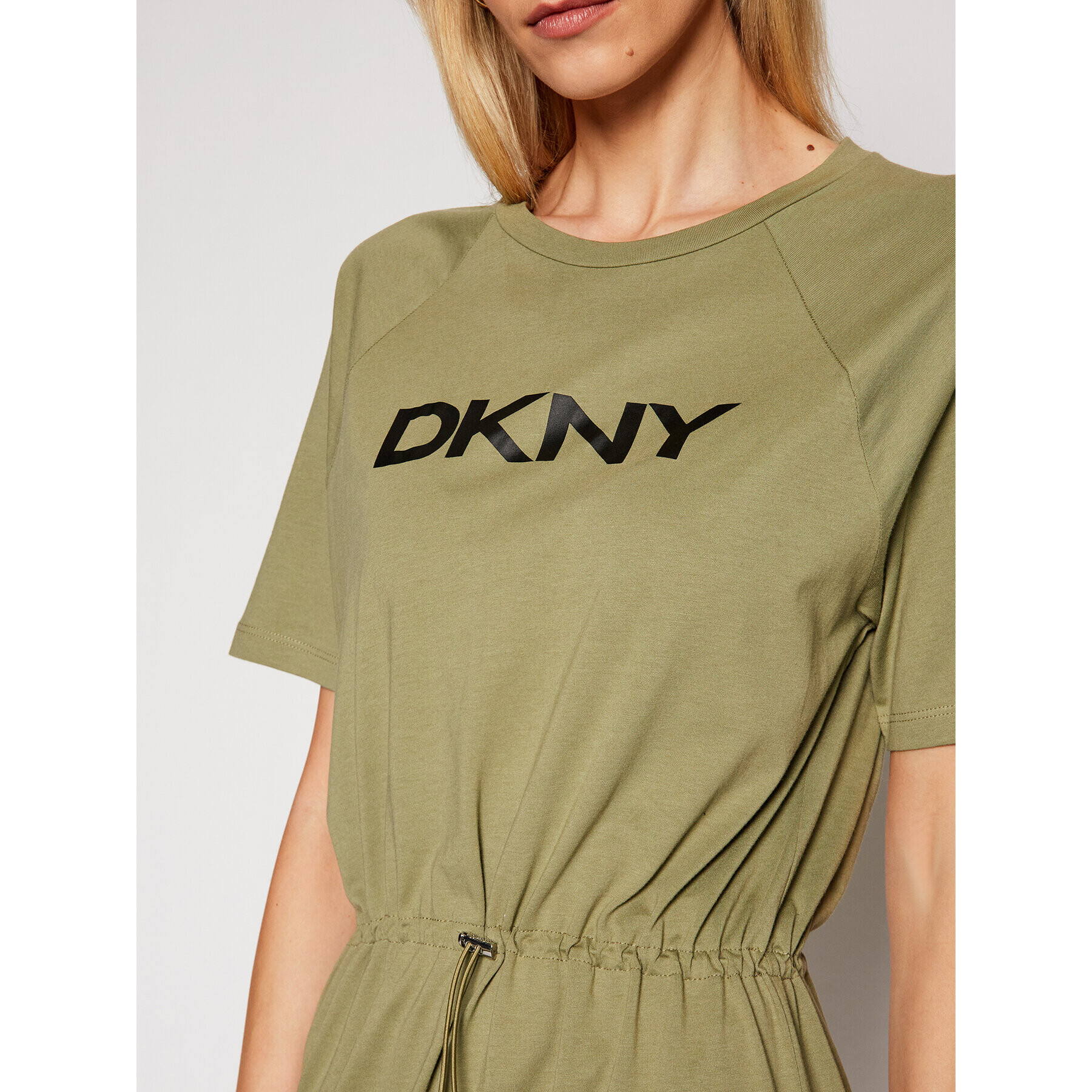 DKNY Každodenné šaty P1BD7EGQ Zelená Regular Fit - Pepit.sk