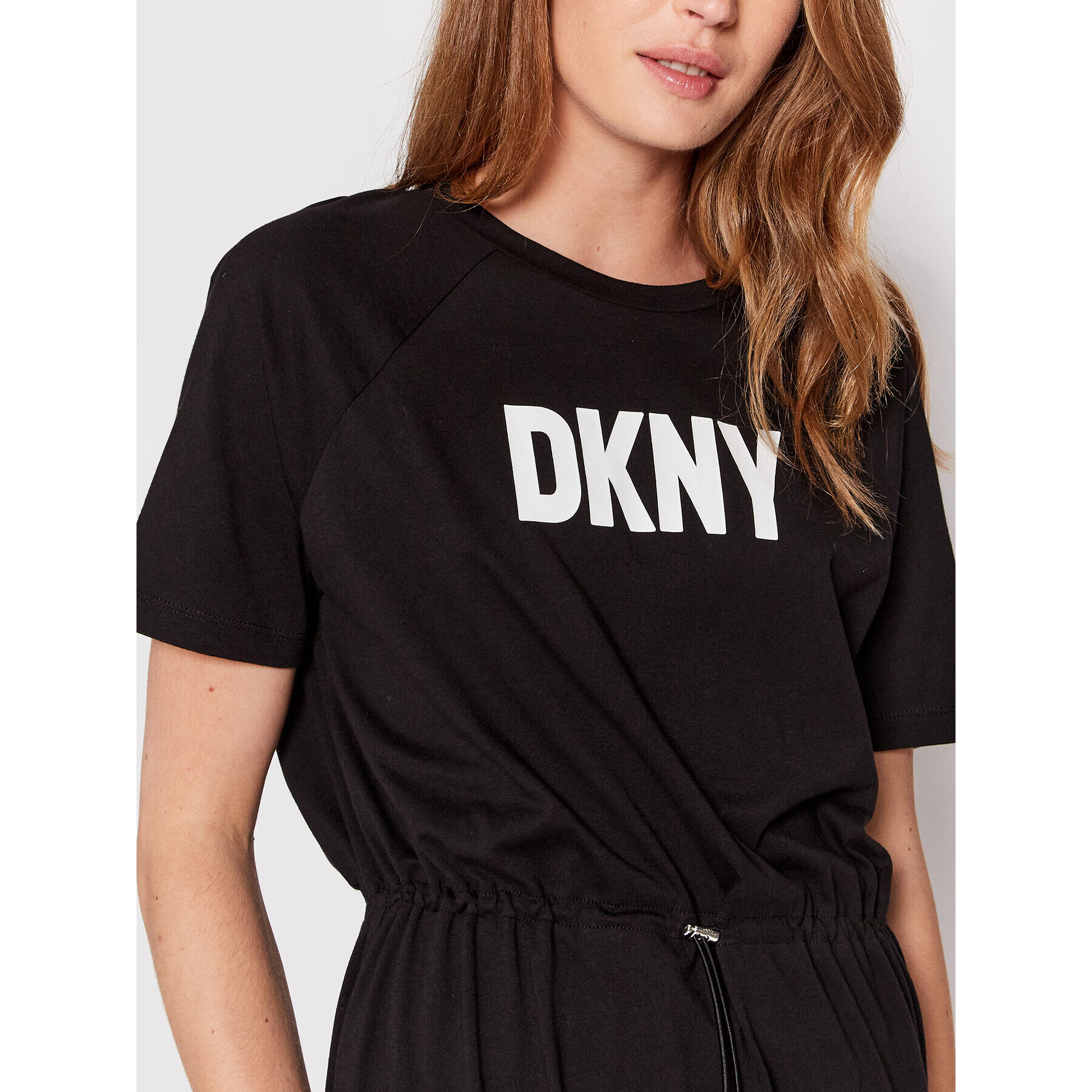 DKNY Každodenné šaty P2AD7EGQ Čierna Regular Fit - Pepit.sk