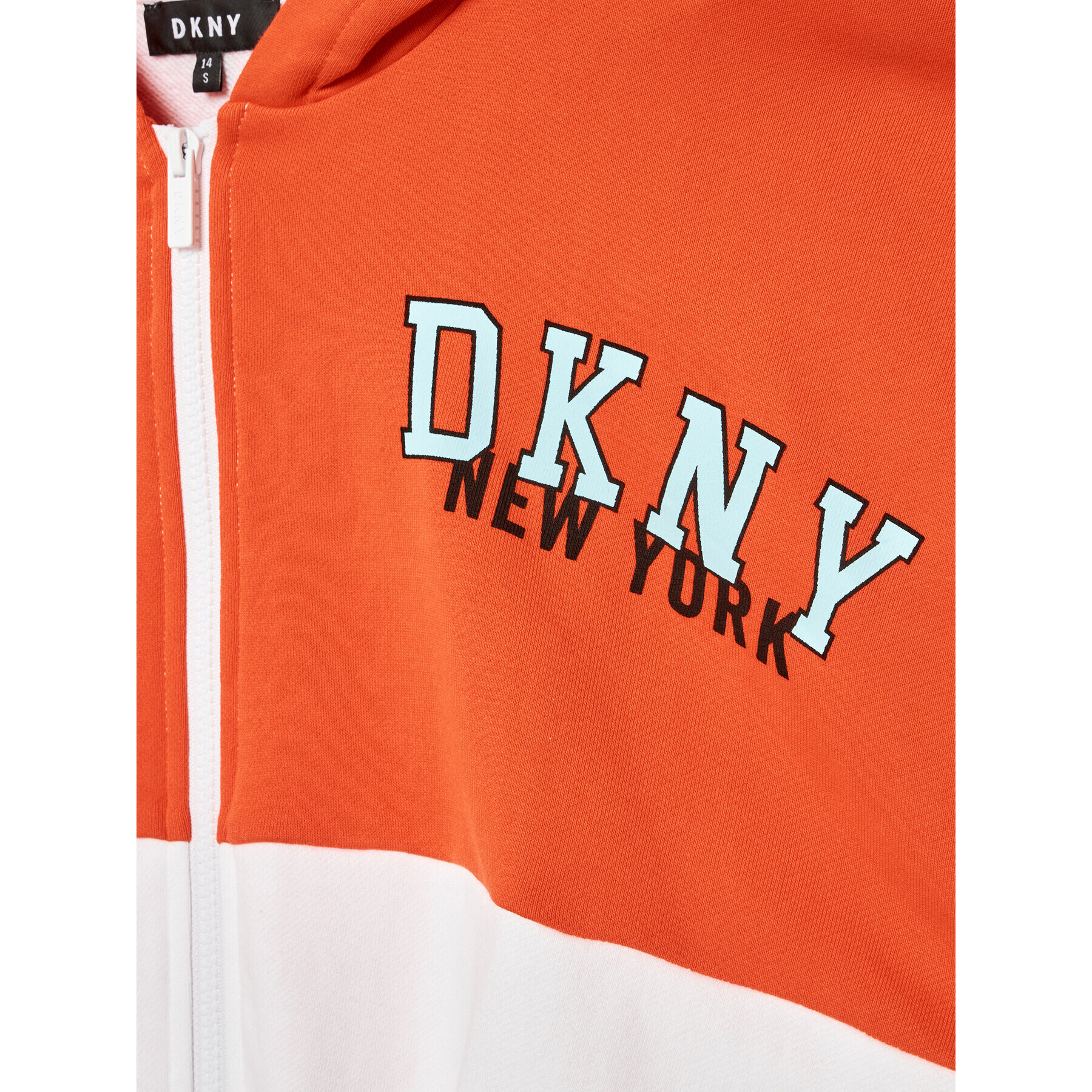 DKNY Mikina D35S15 M Biela Regular Fit - Pepit.sk