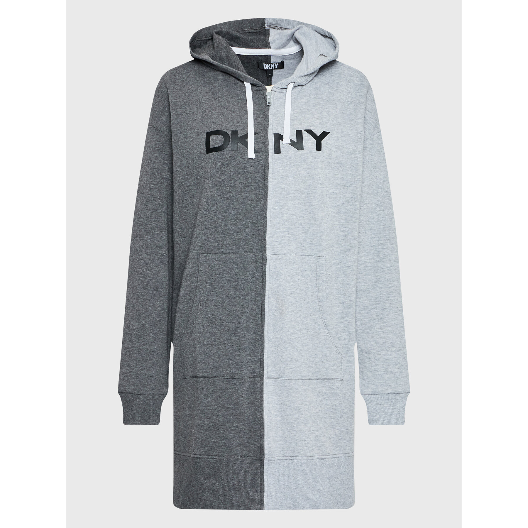 DKNY Mikina YI2022592 Sivá Relaxed Fit - Pepit.sk