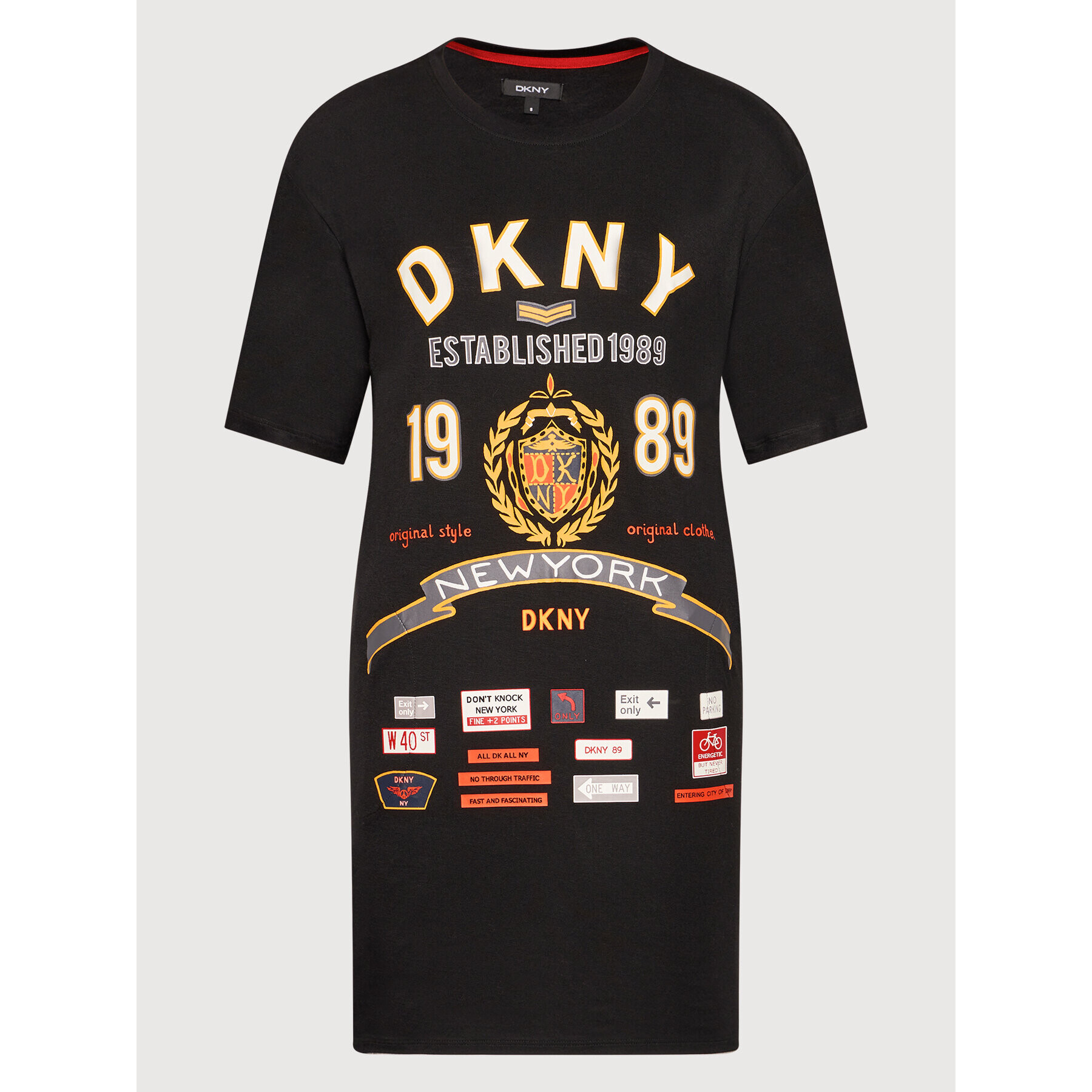 DKNY Nočná košeľa YI2322486 Čierna - Pepit.sk