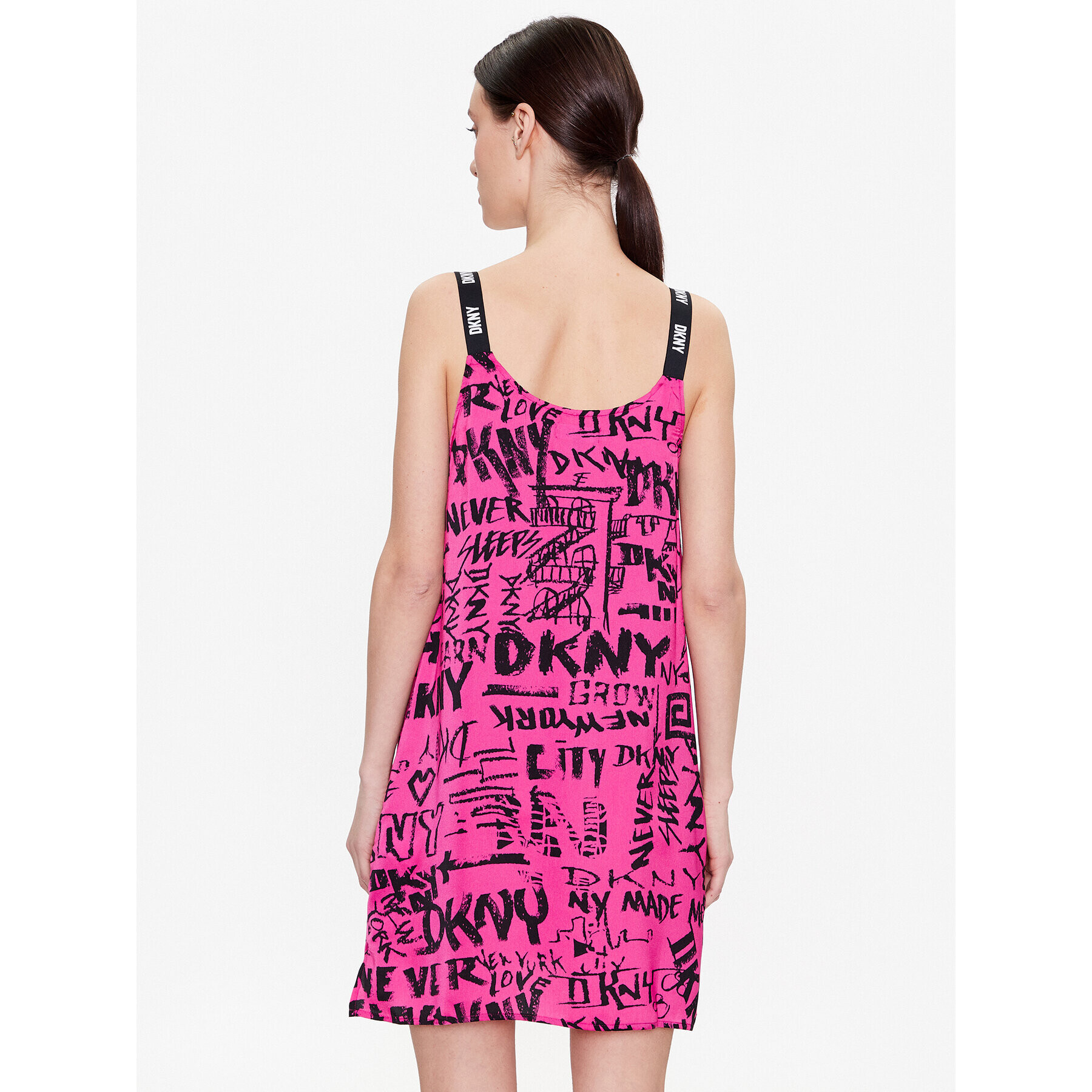 DKNY Nočná košeľa YI2622629 Ružová Regular Fit - Pepit.sk