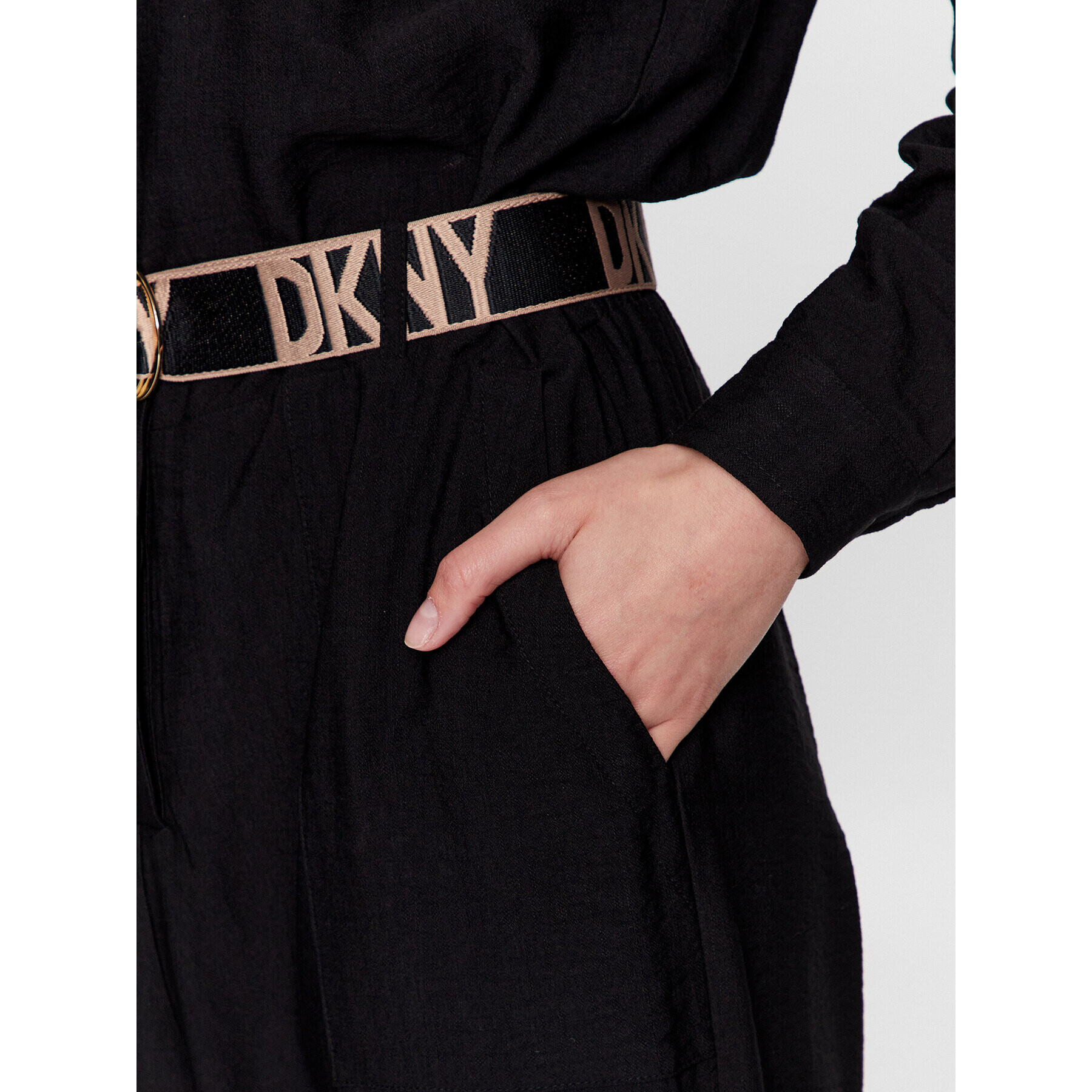 DKNY Overal P3BZTR15 Čierna Regular Fit - Pepit.sk