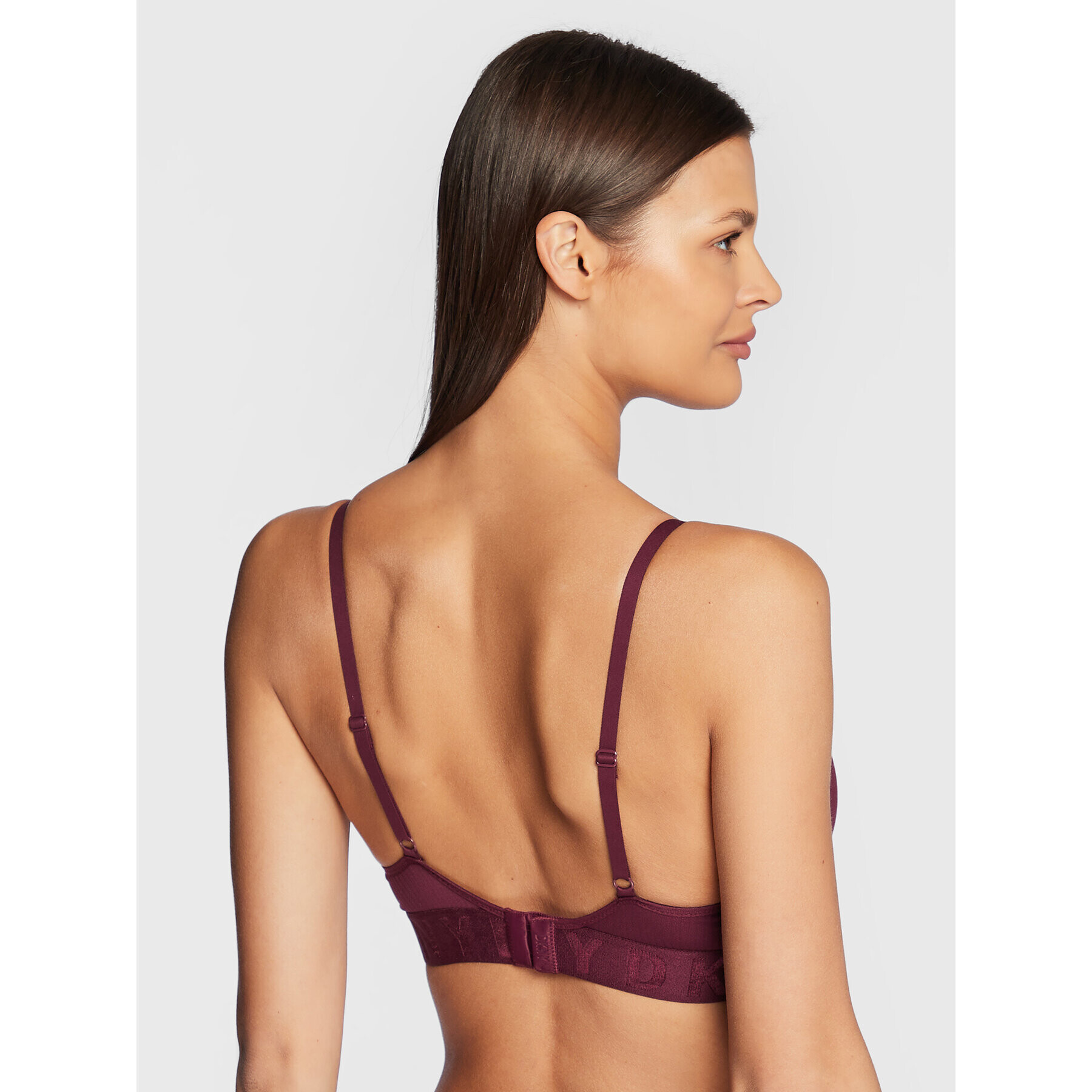 DKNY Podprsenka Bralette DK4026 Bordová - Pepit.sk