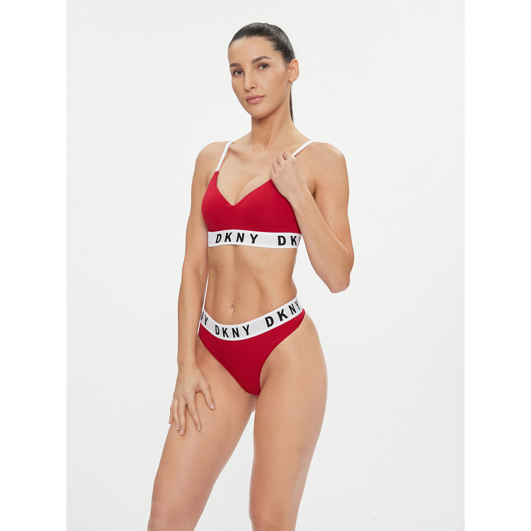 DKNY Podprsenka Push-up DK4518 Červená - Pepit.sk