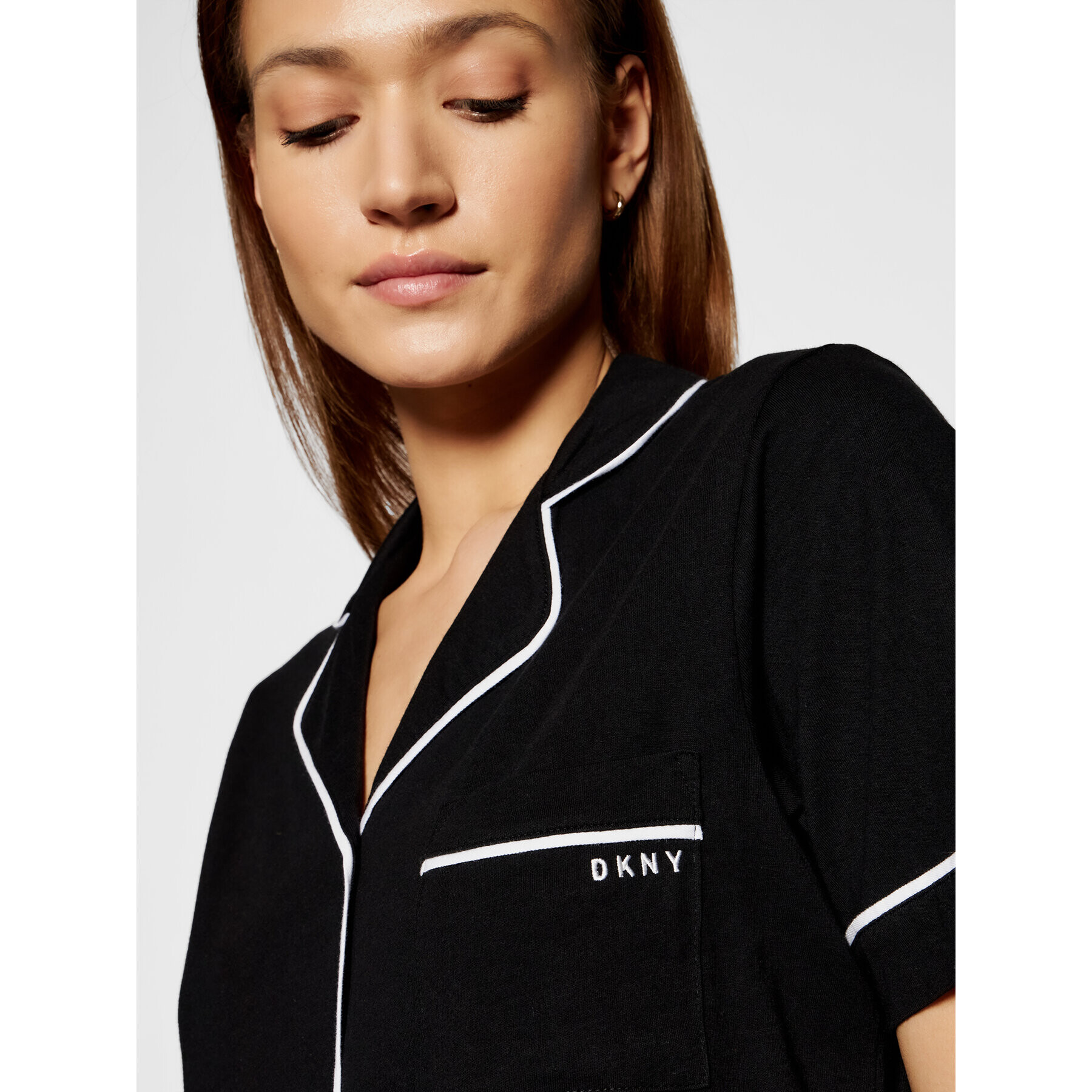 DKNY Pyžamo YI2819259 Čierna - Pepit.sk