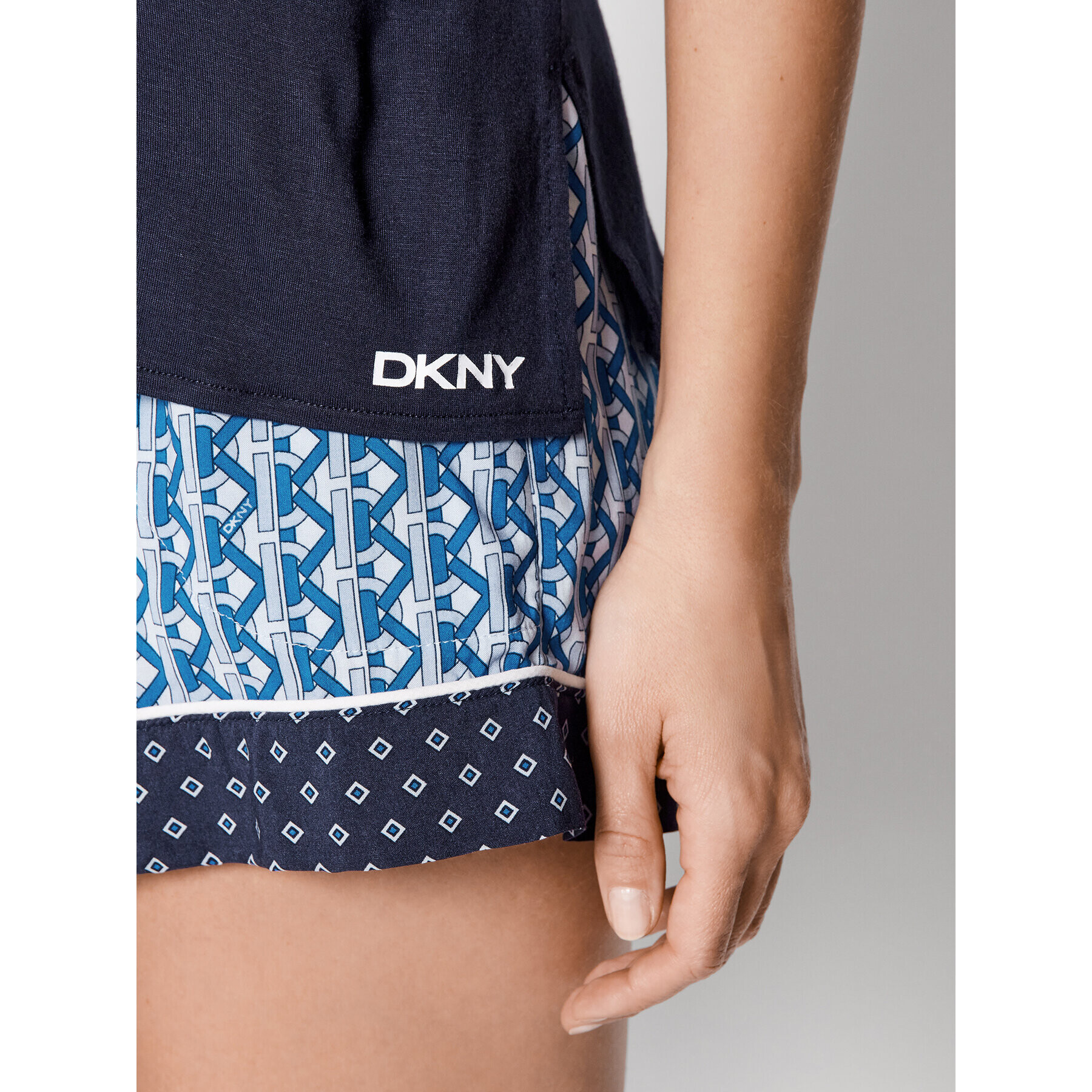 DKNY Pyžamo YI2822532 Tmavomodrá Regular Fit - Pepit.sk