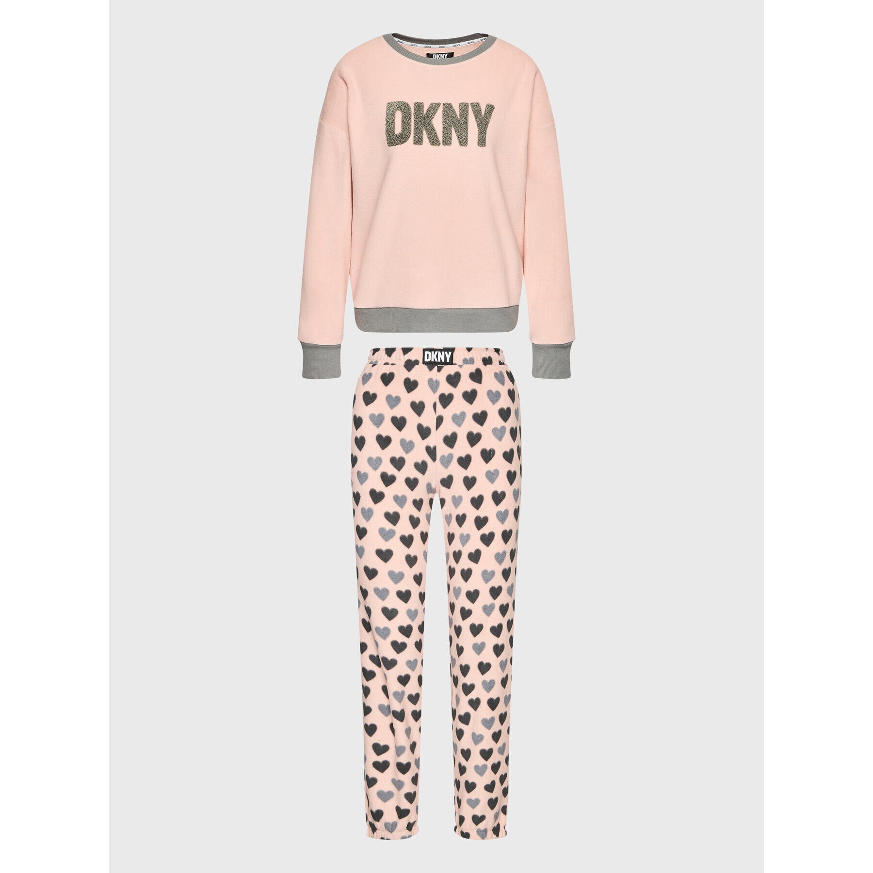 DKNY Pyžamo YI2822603F Ružová Regular Fit - Pepit.sk