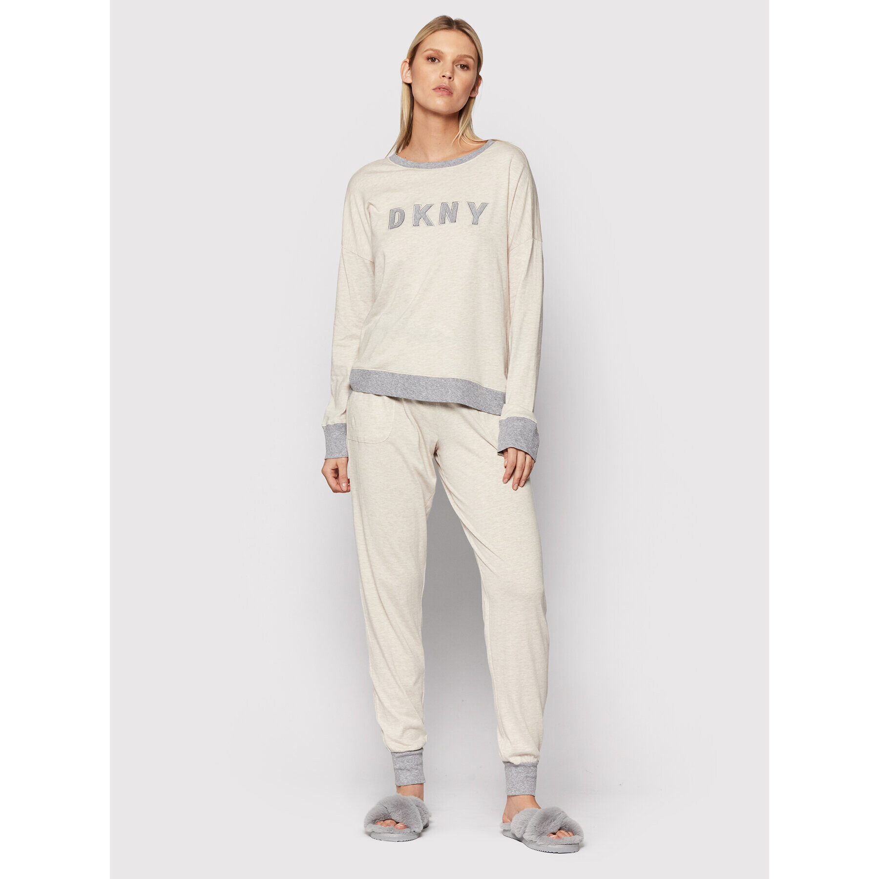 DKNY Pyžamo YI2919259 Béžová - Pepit.sk