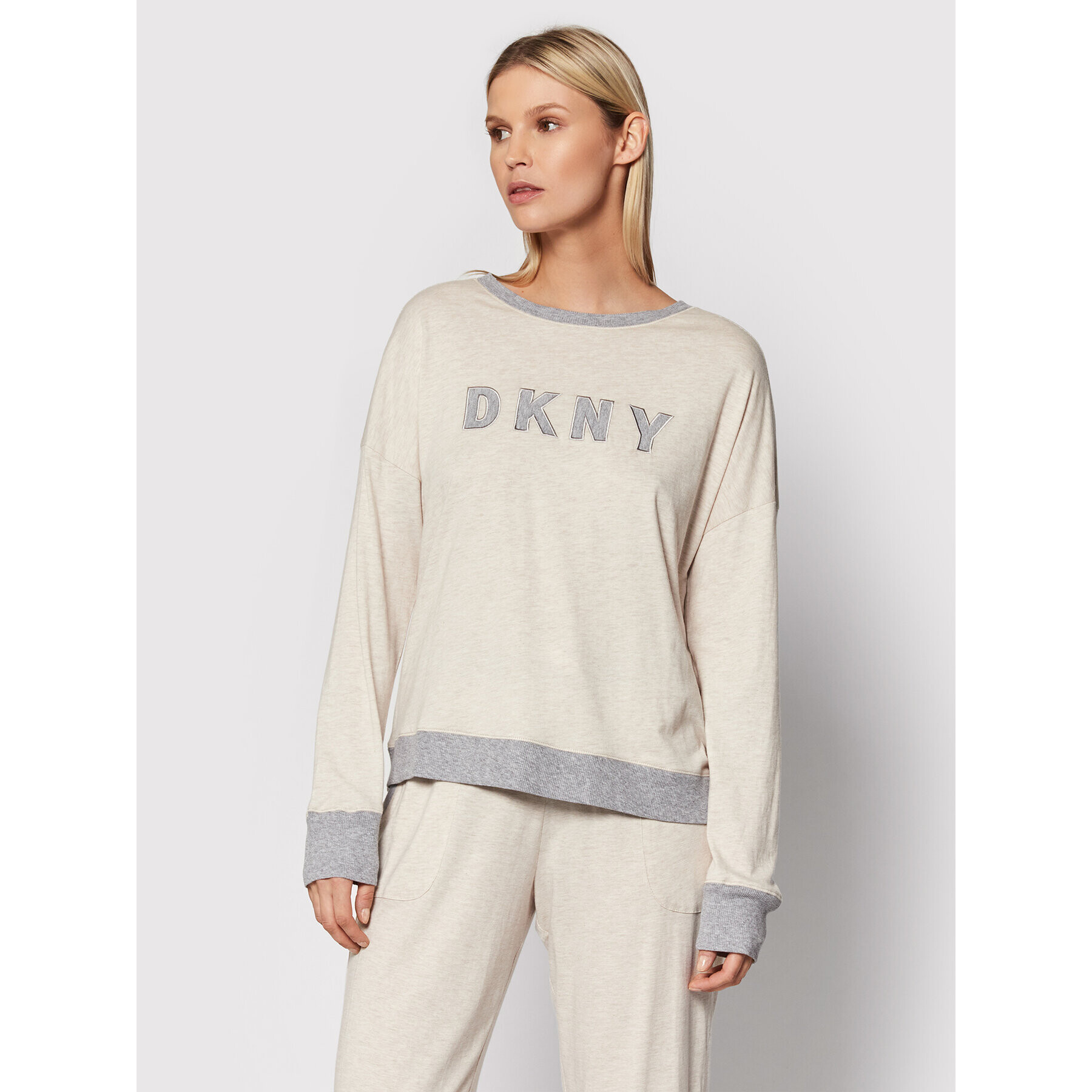 DKNY Pyžamo YI2919259 Béžová - Pepit.sk