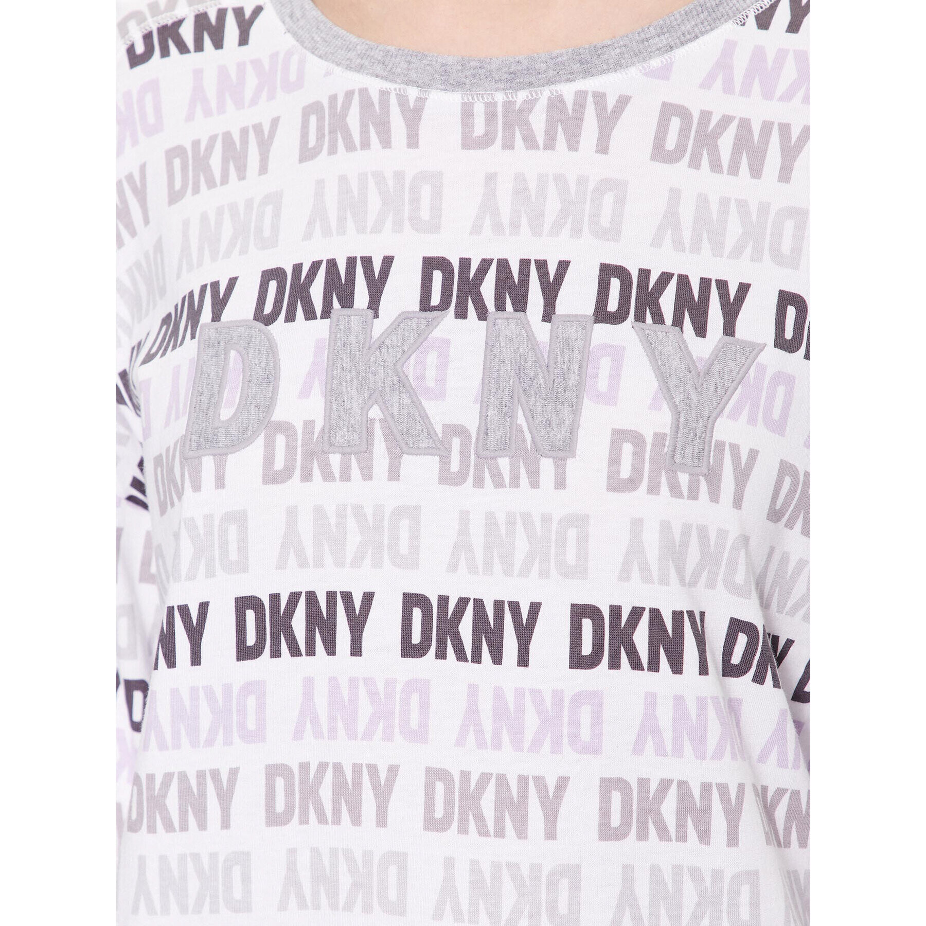 DKNY Pyžamo YI2919259 Biela Regular Fit - Pepit.sk