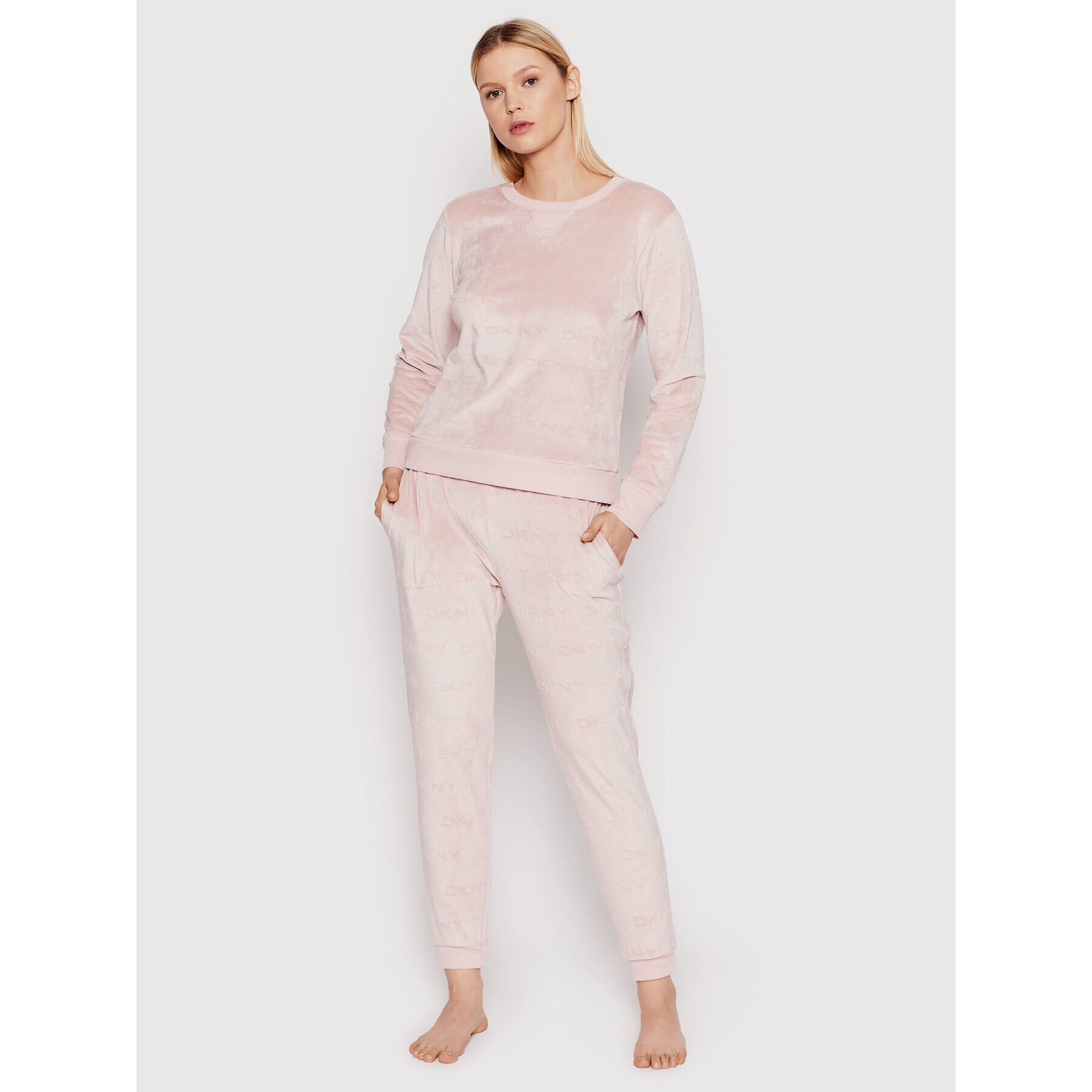 DKNY Pyžamo YI2922450 Ružová Regular Fit - Pepit.sk