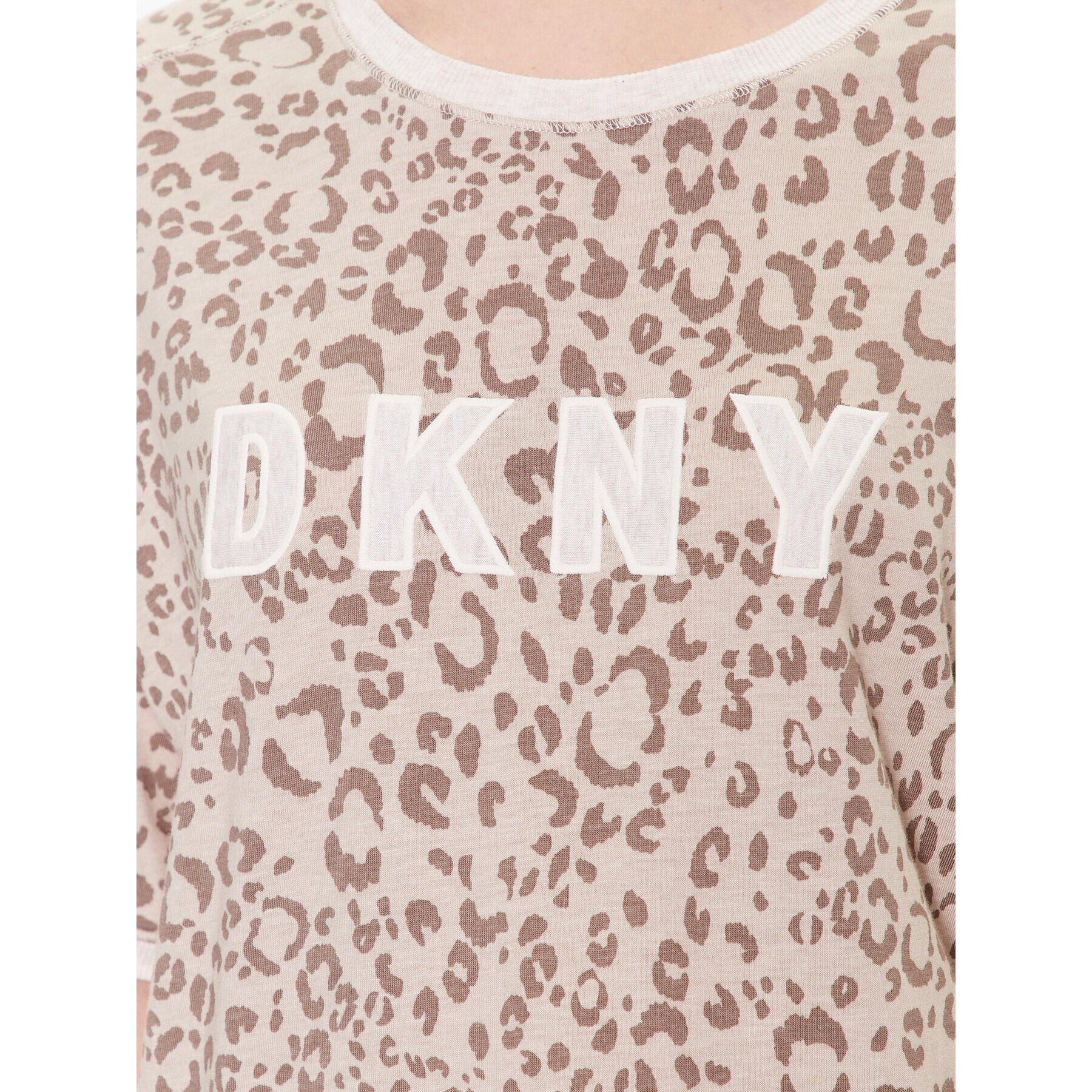 DKNY Pyžamo YI3919259 Béžová Regular Fit - Pepit.sk