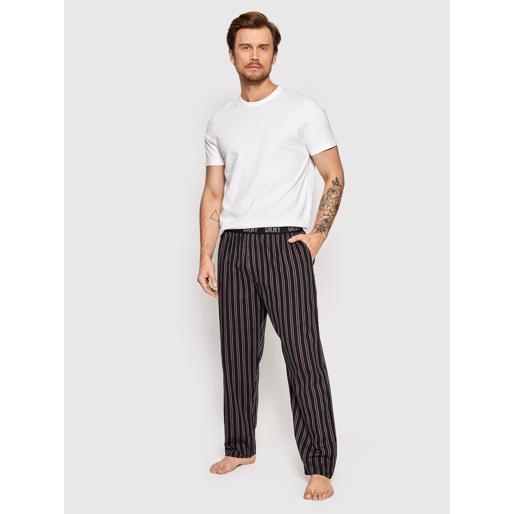 DKNY Pyžamové nohavice N5_6794_DKY Čierna Relaxed Fit - Pepit.sk