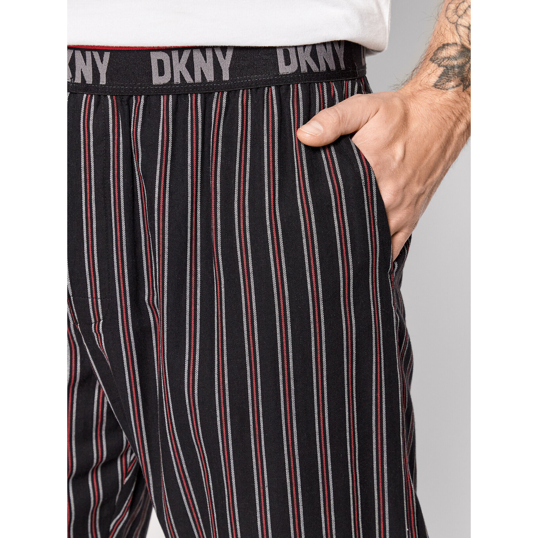 DKNY Pyžamové nohavice N5_6794_DKY Čierna Relaxed Fit - Pepit.sk