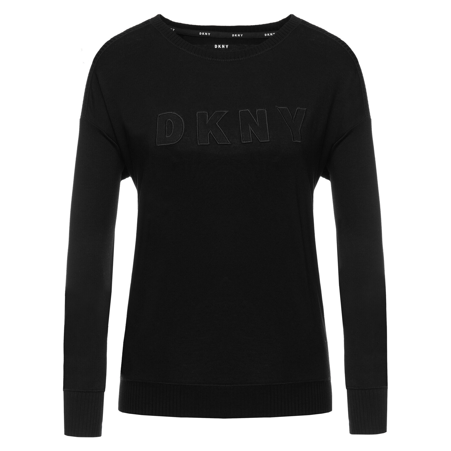 DKNY Pyžamový top YI3419330 Čierna - Pepit.sk