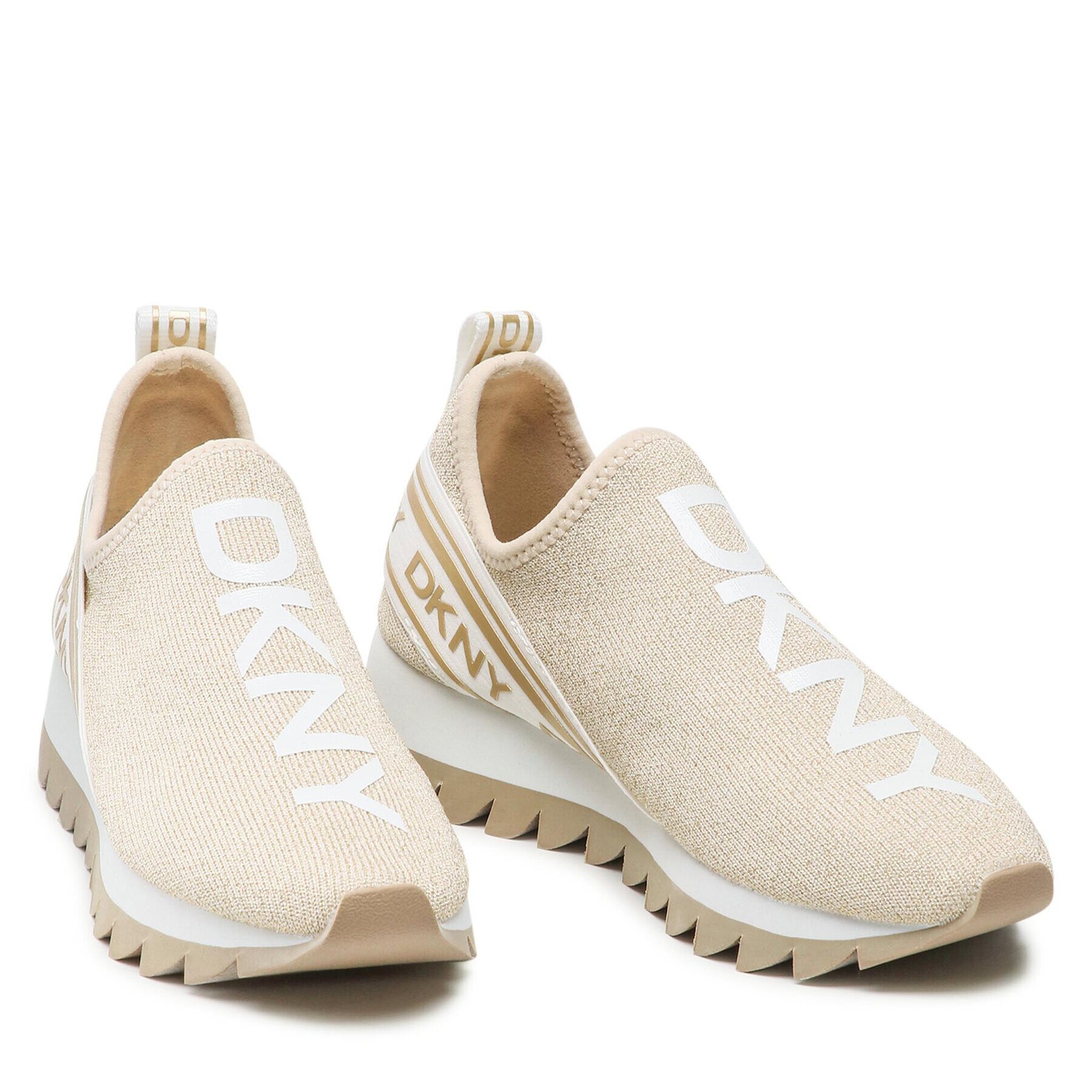 DKNY Sneakersy Abbi K1270146 Zlatá - Pepit.sk