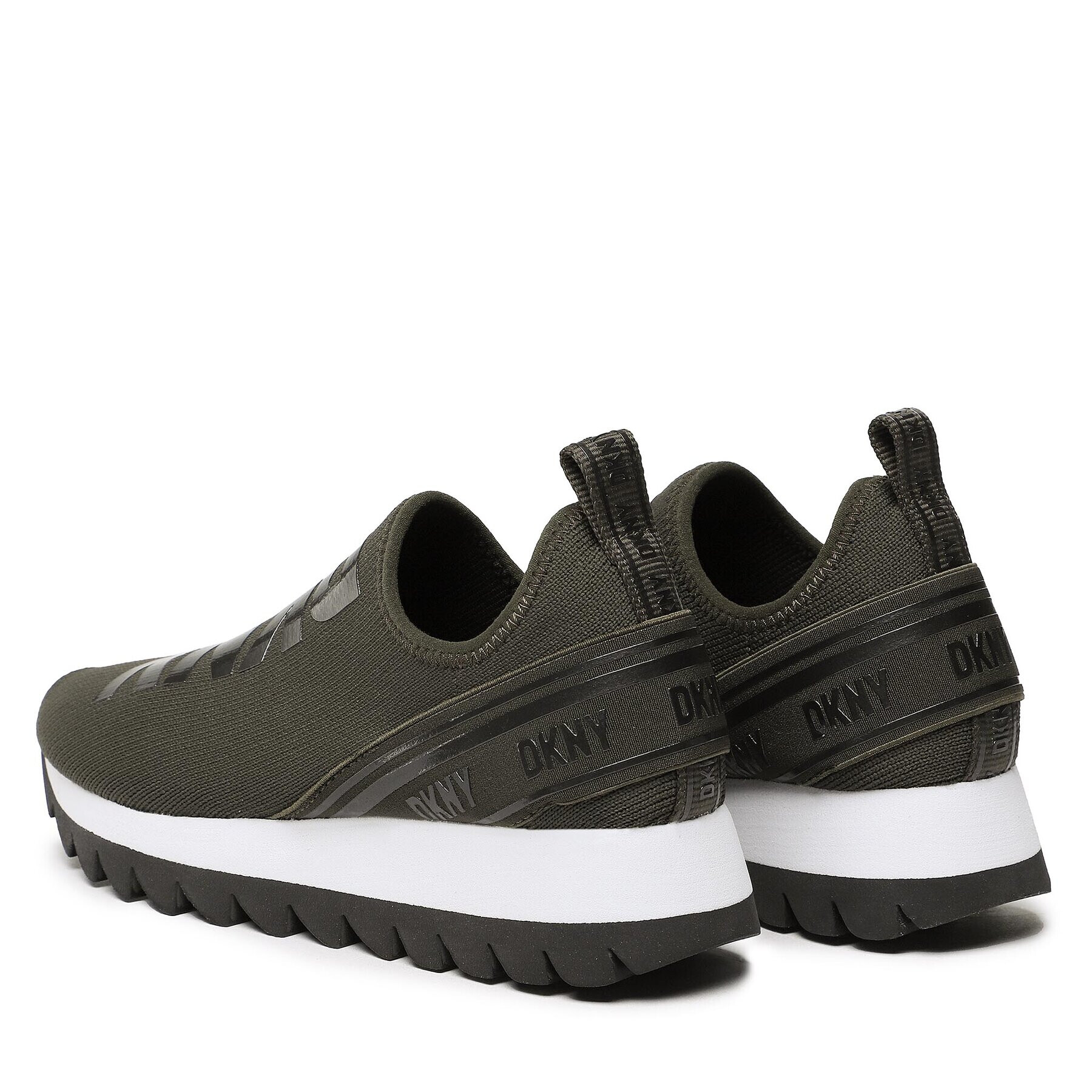 DKNY Sneakersy Abbi K3299730 Kaki - Pepit.sk