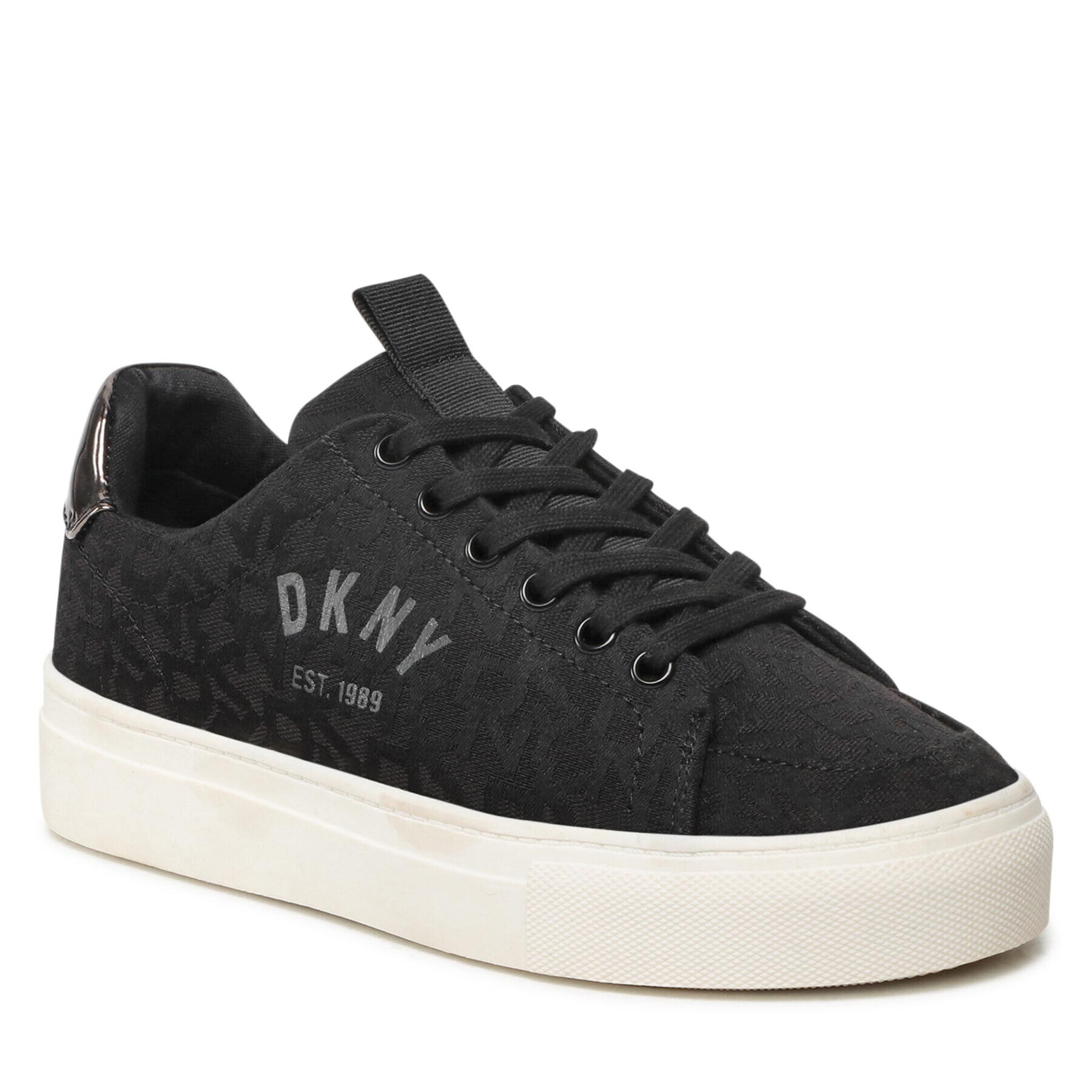 DKNY Sneakersy Cara K4191321 Čierna - Pepit.sk