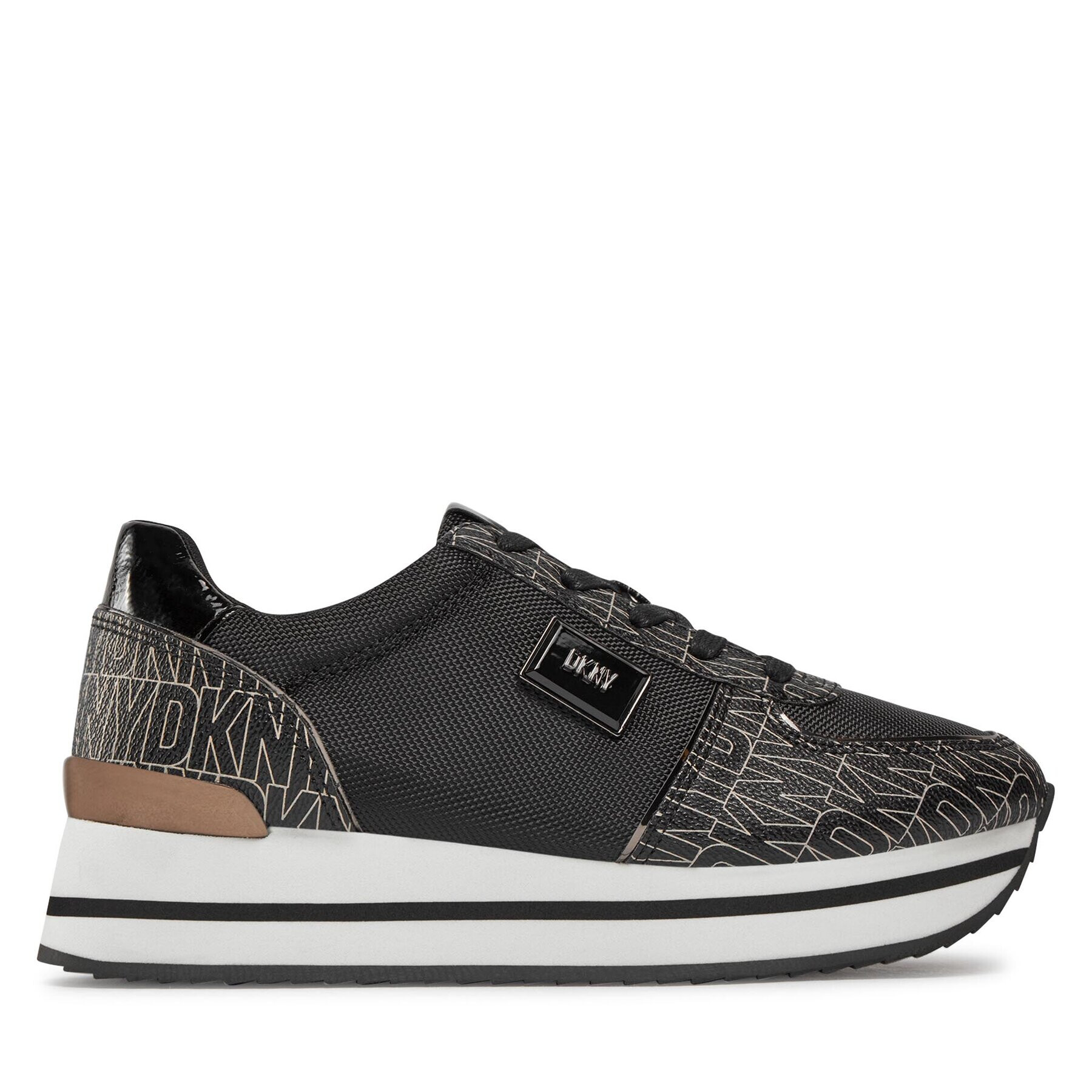 DKNY Sneakersy Davie K3314512 Čierna - Pepit.sk