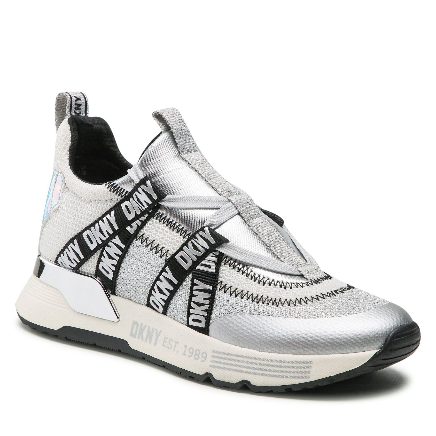 DKNY Sneakersy Nash K1271442 Strieborná - Pepit.sk