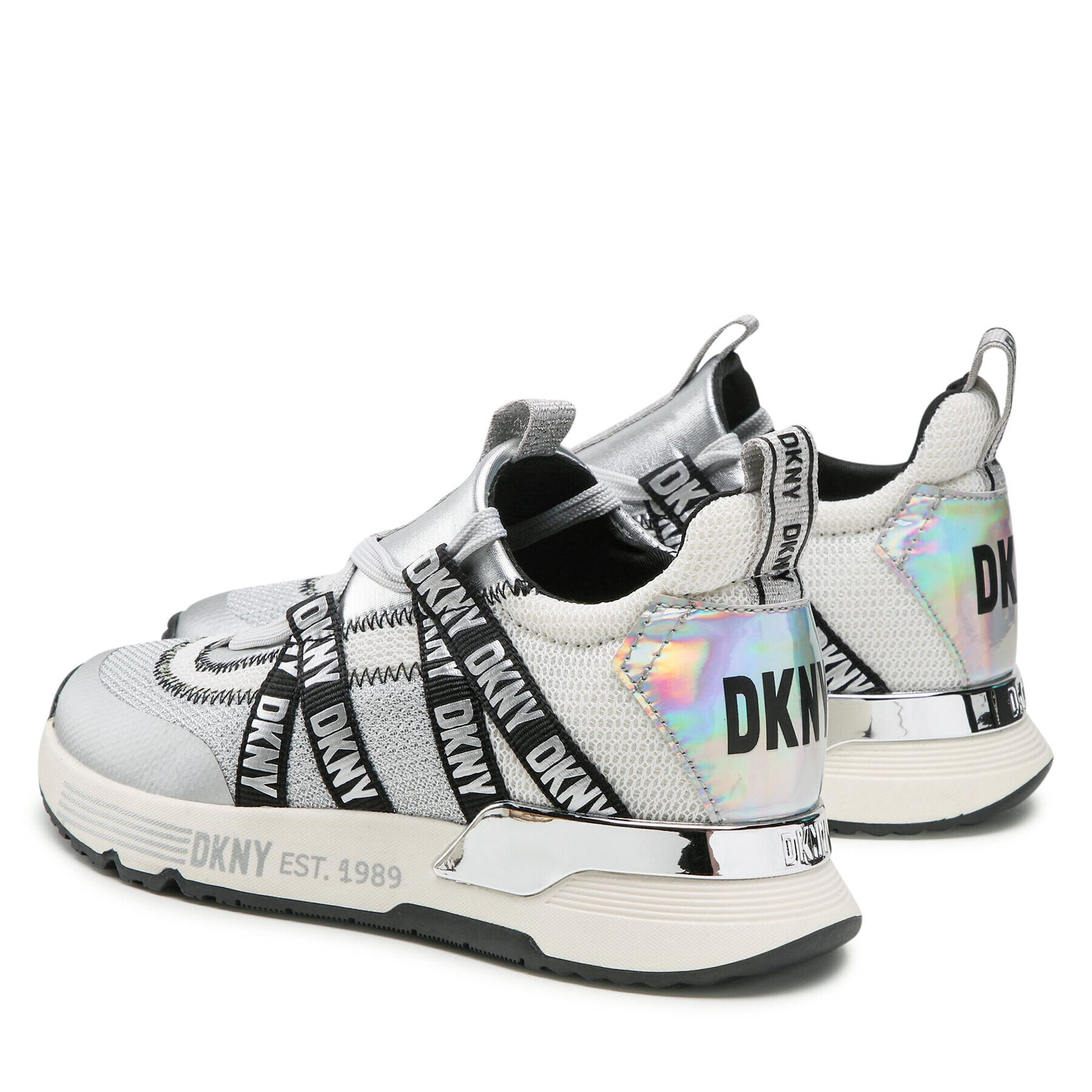 DKNY Sneakersy Nash K1271442 Strieborná - Pepit.sk