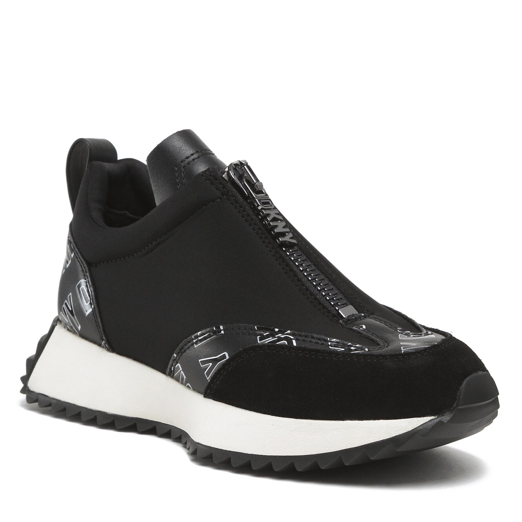 DKNY Sneakersy Noah-Zip Up K3241519 Čierna - Pepit.sk