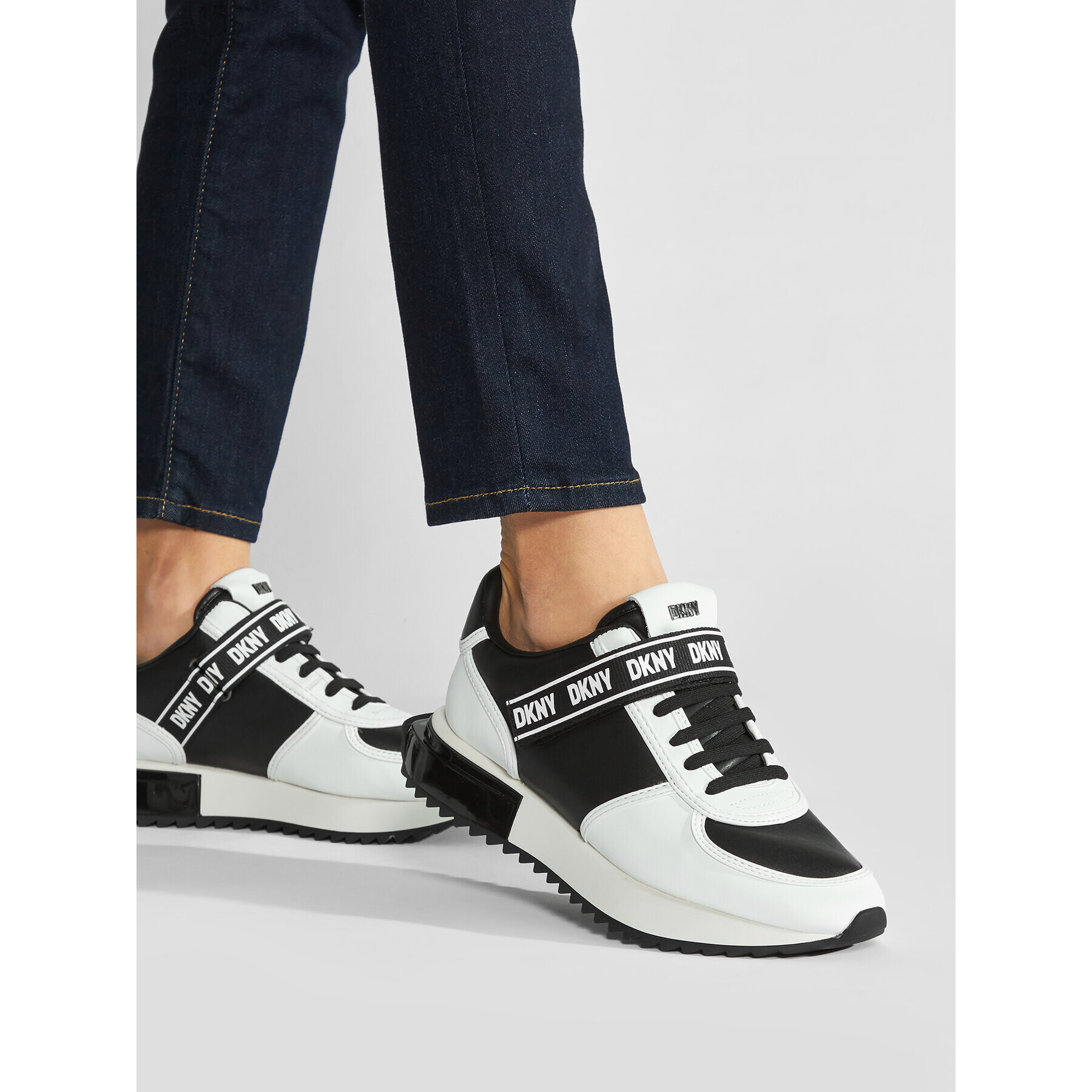 DKNY Sneakersy Pamm-Lace Up K3249681 Čierna - Pepit.sk