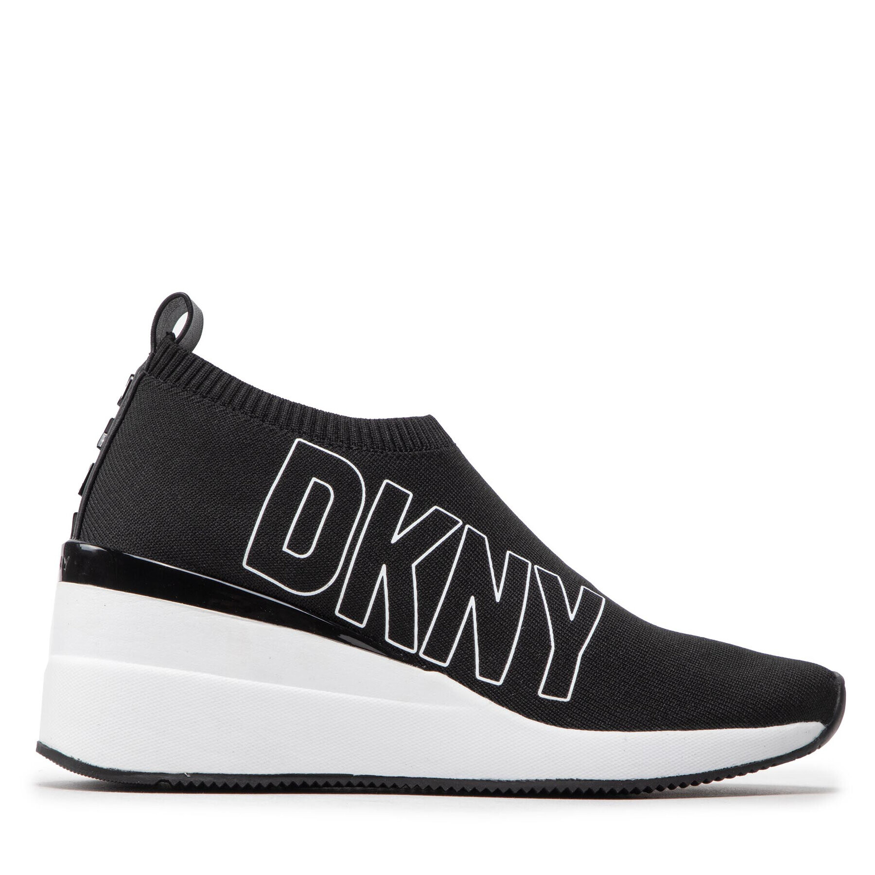 DKNY Sneakersy -Pavi-Slip On Wedge Čierna - Pepit.sk