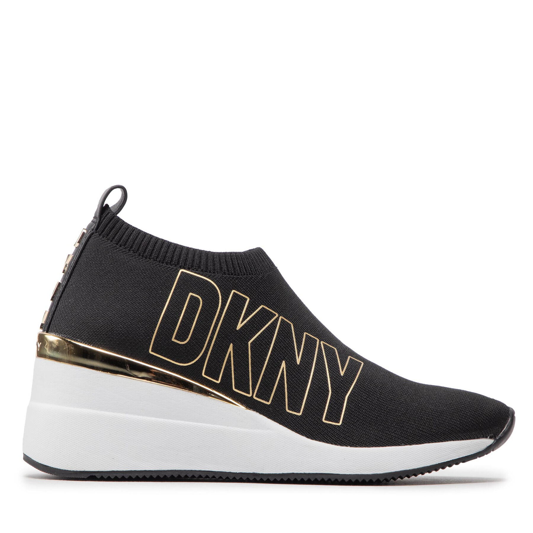 DKNY Sneakersy -Pavi-Slip On Wedge Čierna - Pepit.sk