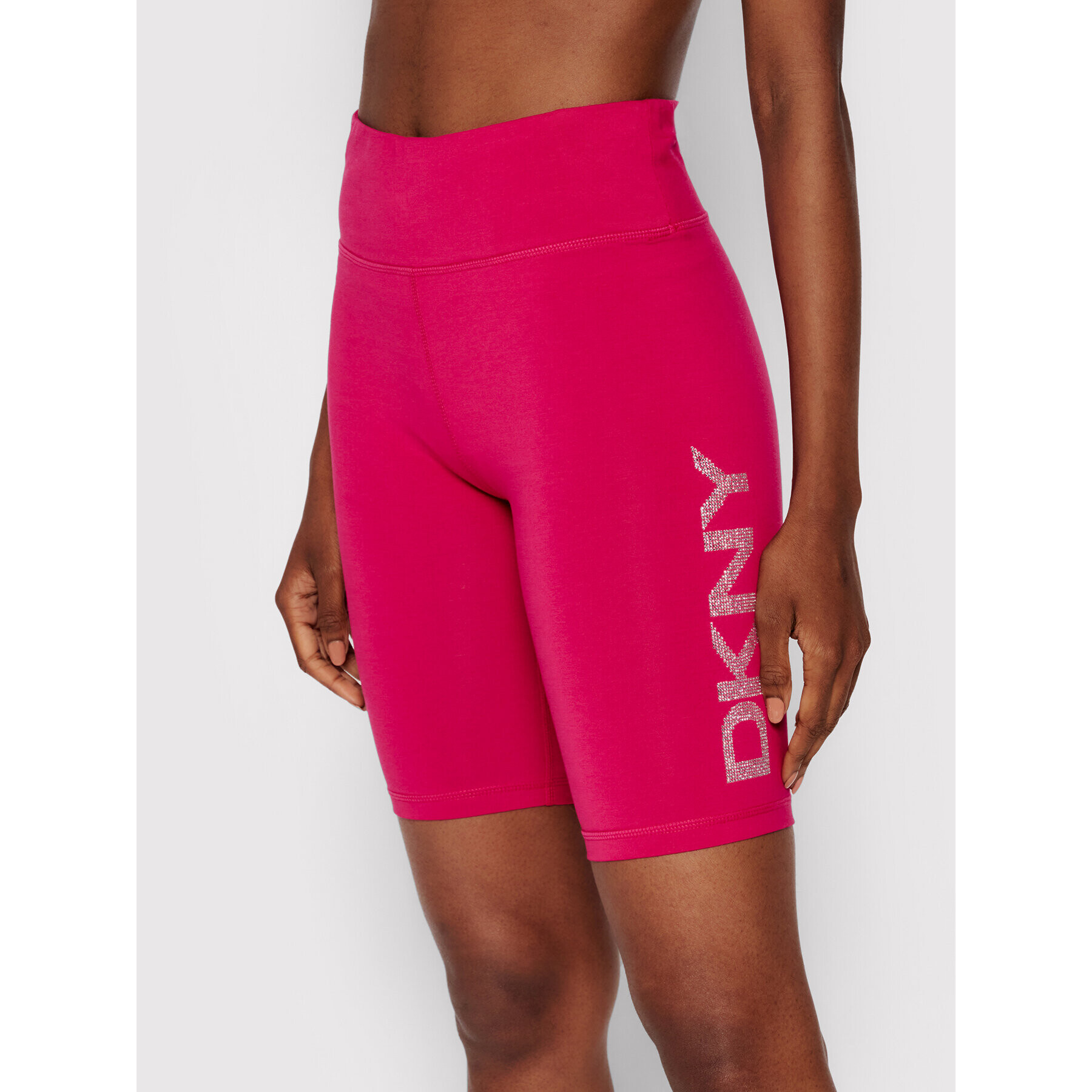 DKNY Sport Cyklistické šortky DP1S4865 Ružová Skinny Fit - Pepit.sk