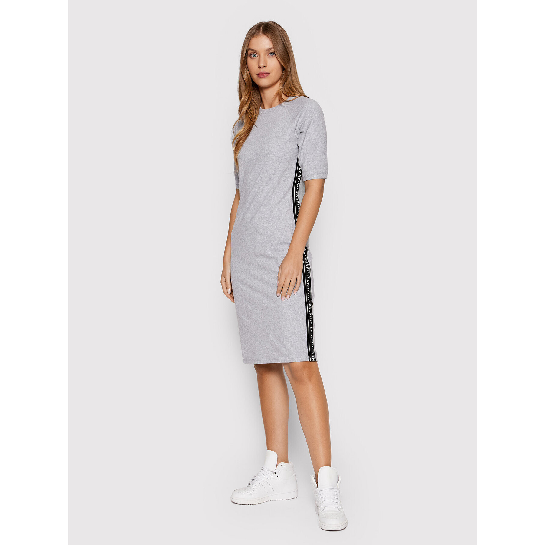 DKNY Sport Každodenné šaty DP1D4250 Sivá Regular Fit - Pepit.sk