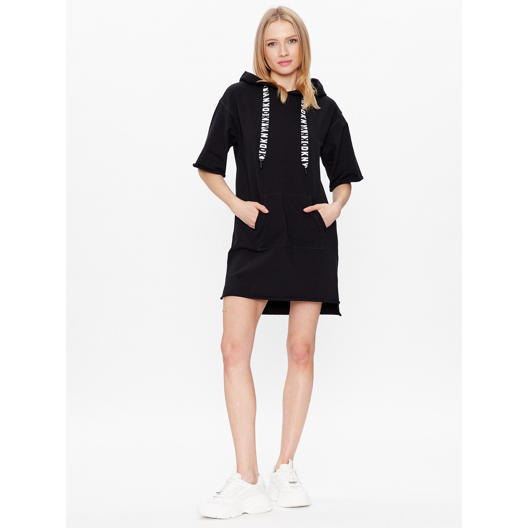 DKNY Sport Každodenné šaty DP2D4111 Čierna Classic Fit - Pepit.sk