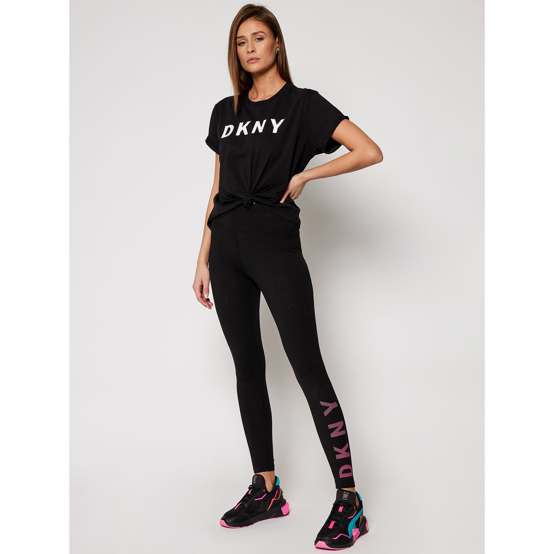 DKNY Sport Legíny DKNY DP0P1965 Čierna Slim Fit - Pepit.sk