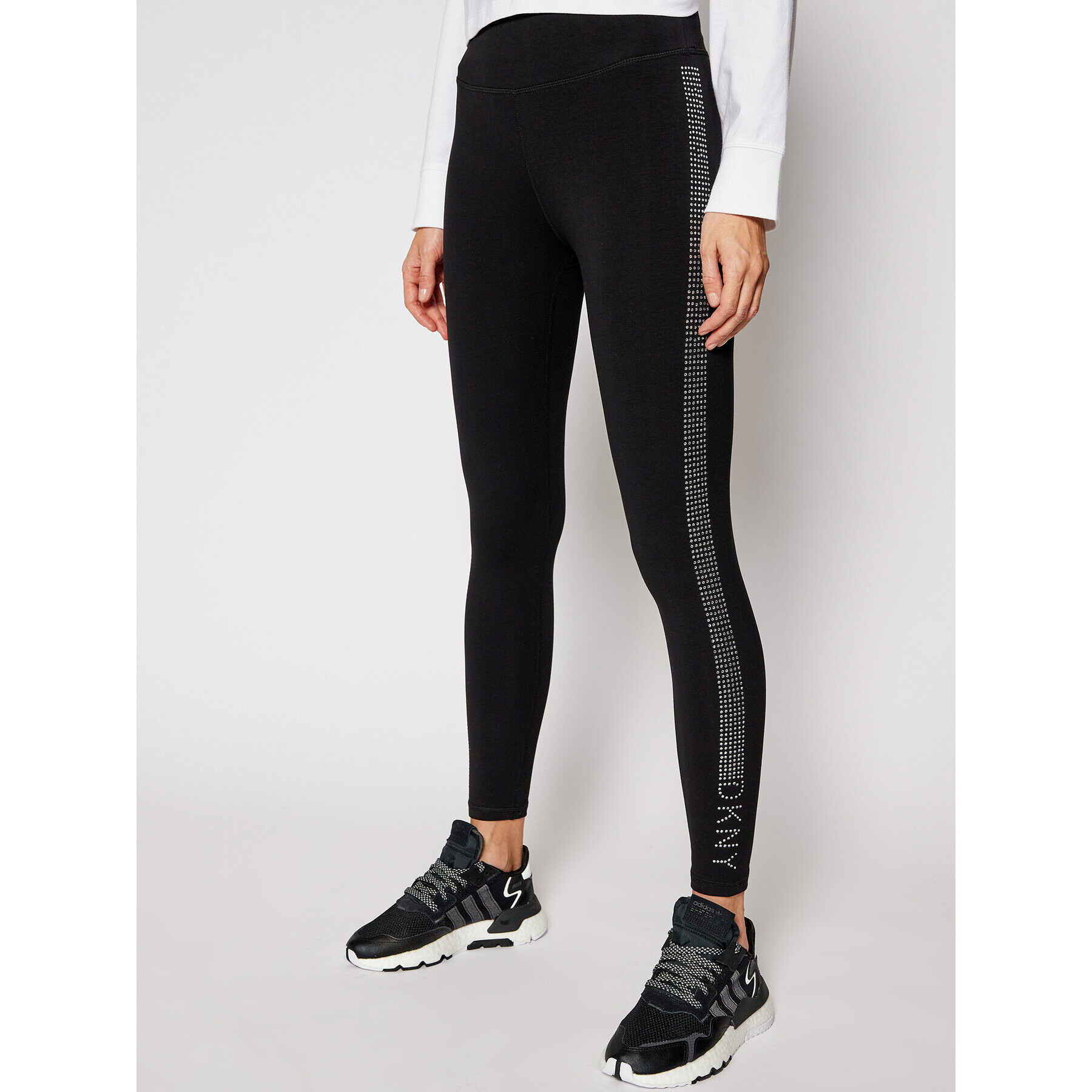 DKNY Sport Legíny DKNY DP0P2300 Čierna Slim Fit - Pepit.sk