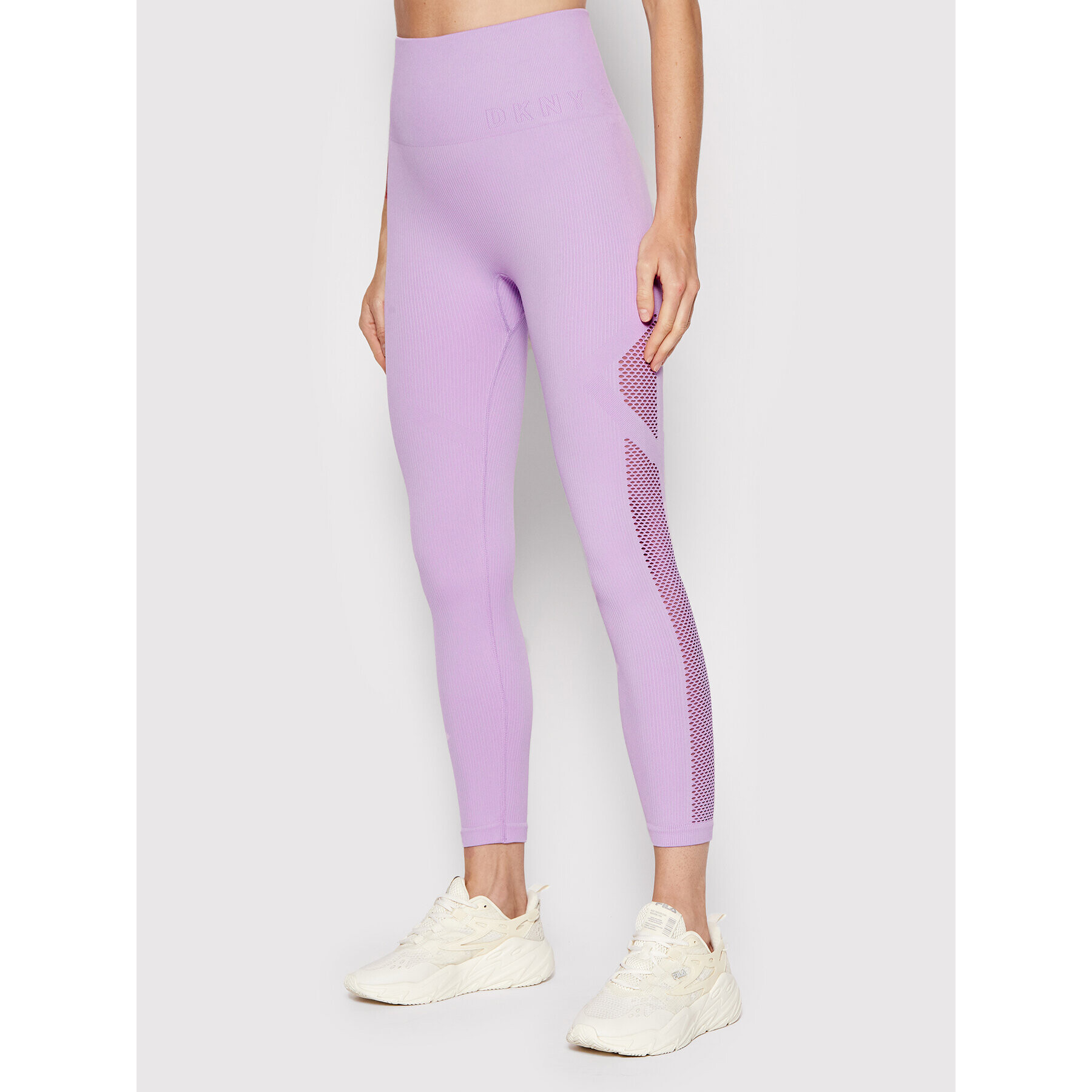 DKNY Sport Legíny DP1P2594 Fialová Slim Fit - Pepit.sk