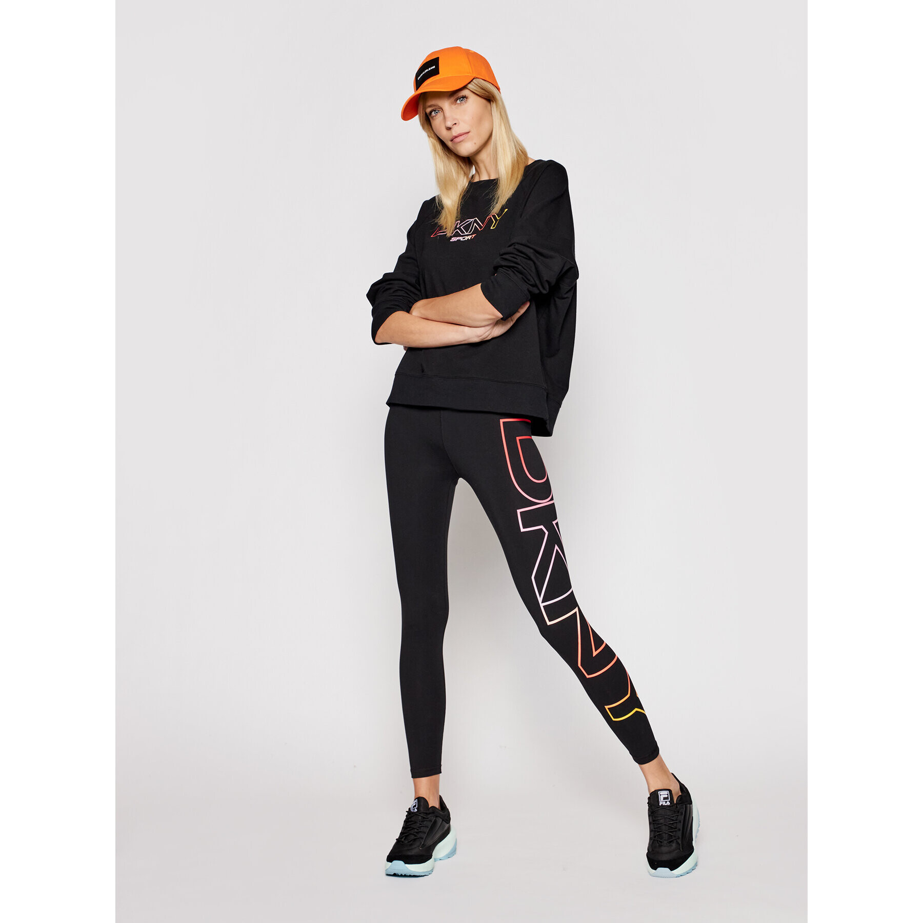 DKNY Sport Legíny DP1P2638 Čierna Slim Fit - Pepit.sk