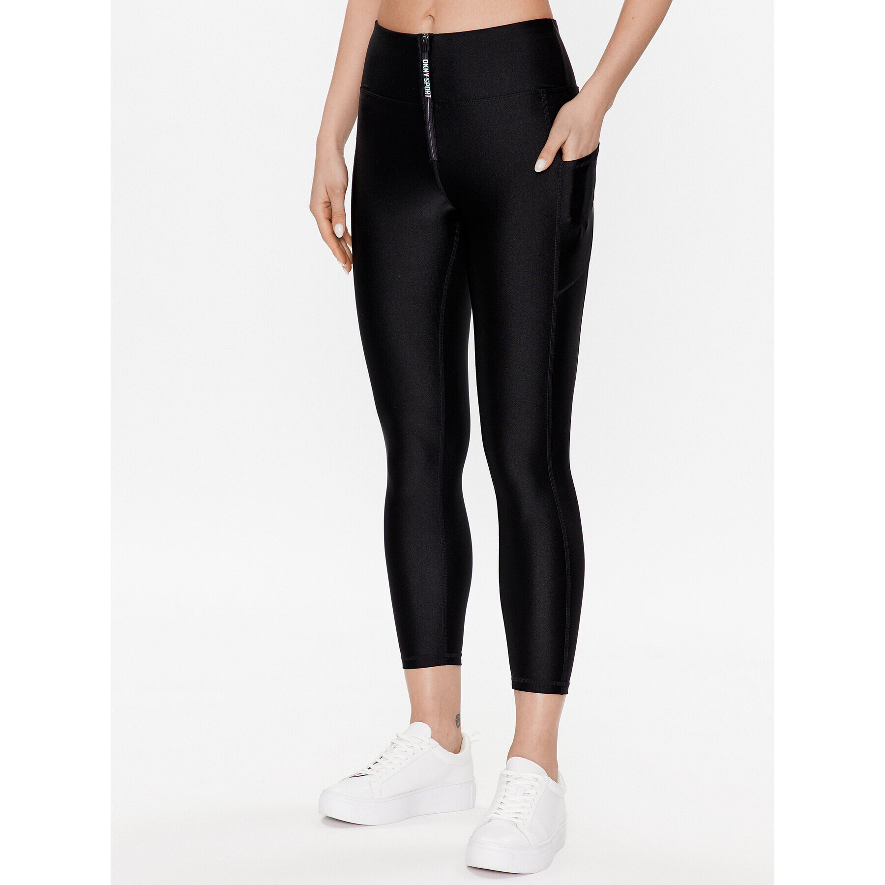 DKNY Sport Legíny DP2P3176 Čierna Active Fit - Pepit.sk