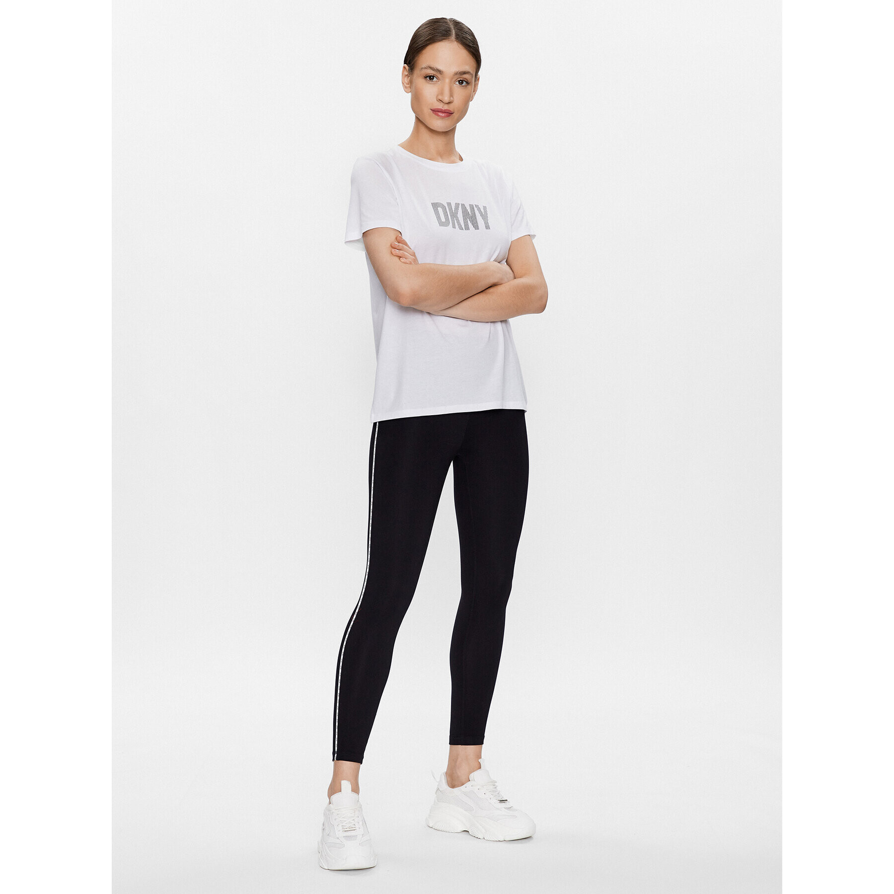 DKNY Sport Legíny DP3P3218 Čierna Active Fit - Pepit.sk