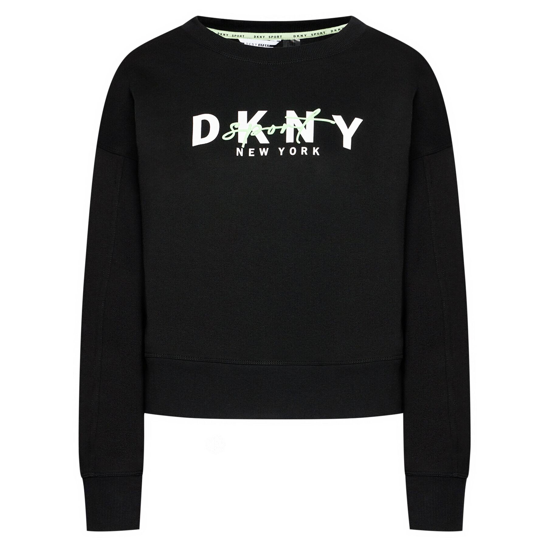 DKNY Sport Mikina DP0T7848 Čierna Loose Fit - Pepit.sk