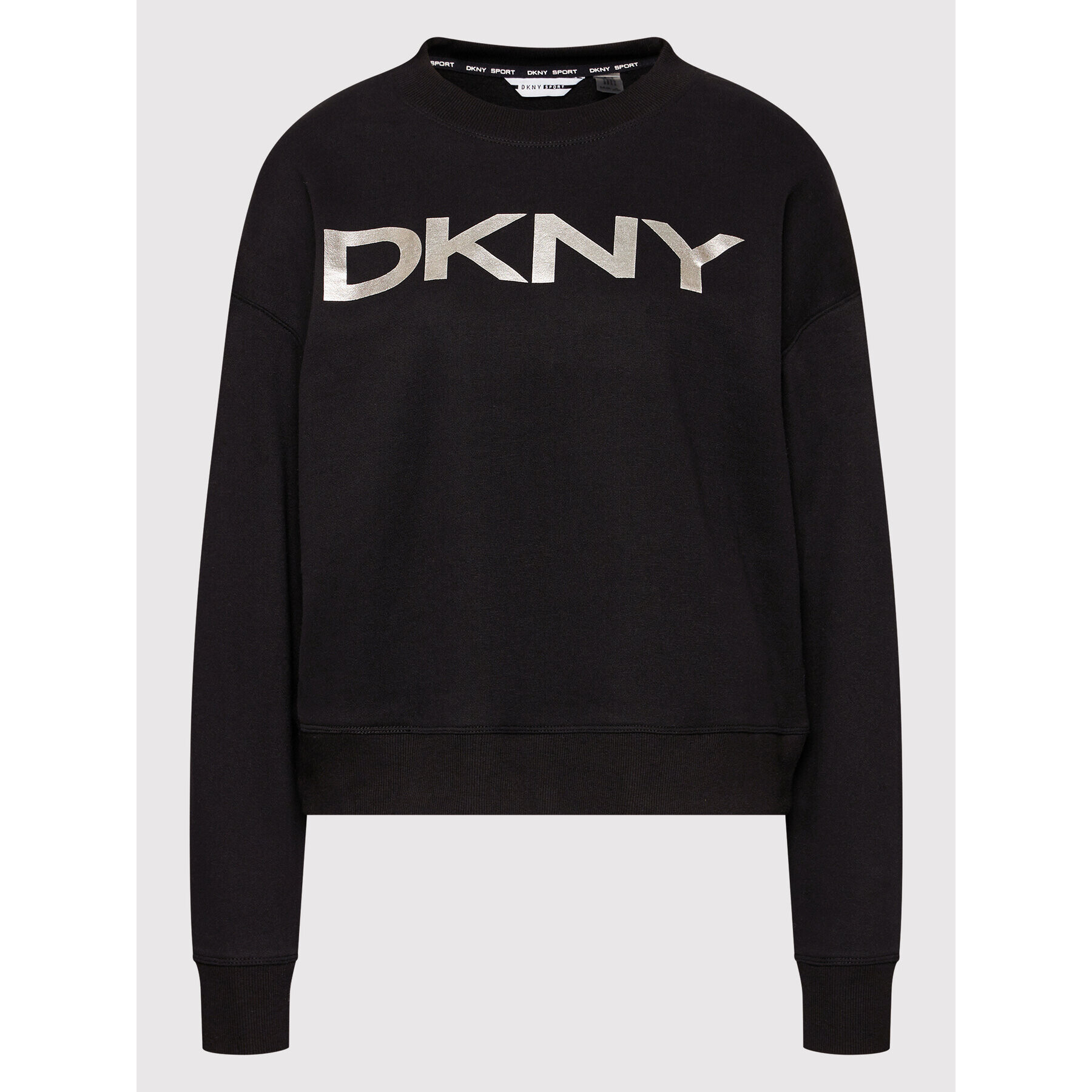 DKNY Sport Mikina DP1T7974 Čierna Relaxed Fit - Pepit.sk