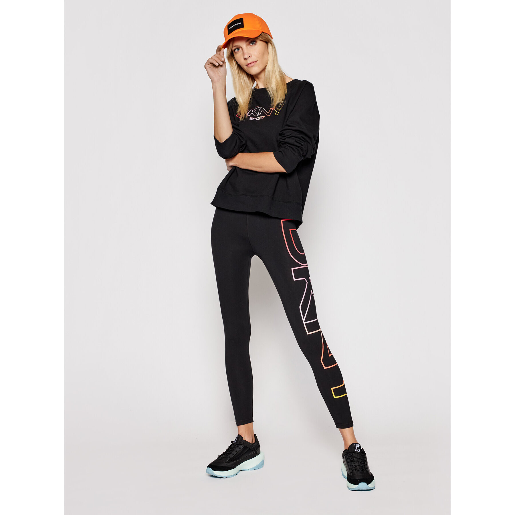 DKNY Sport Mikina DP1T8022 Čierna Regular Fit - Pepit.sk