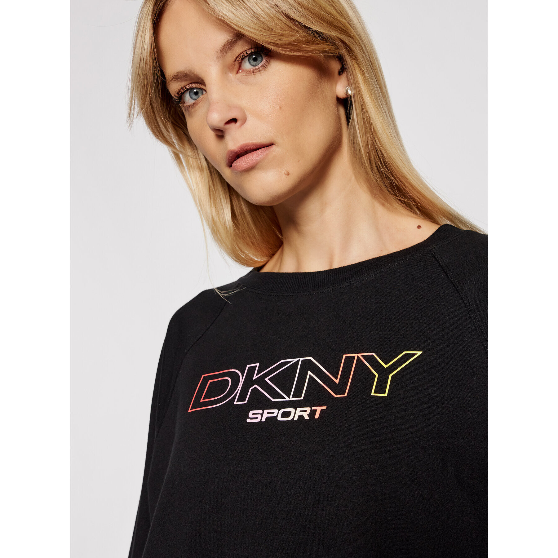 DKNY Sport Mikina DP1T8022 Čierna Regular Fit - Pepit.sk