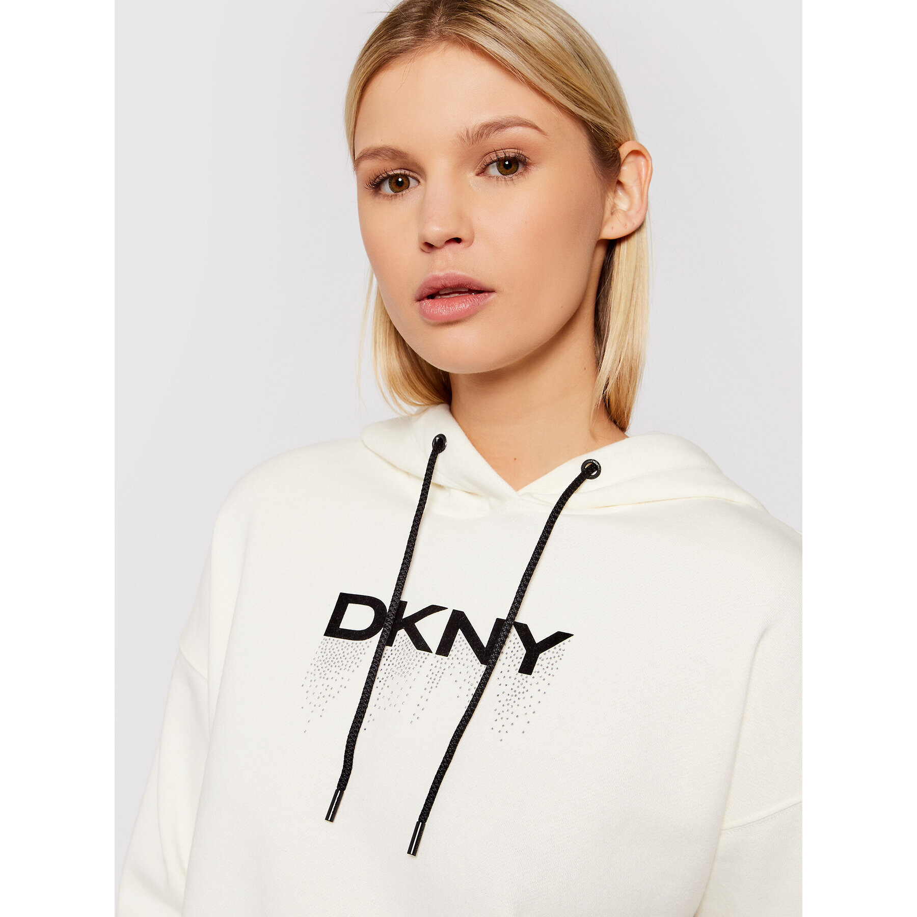 DKNY Sport Mikina DP1T8275 Béžová Regular Fit - Pepit.sk